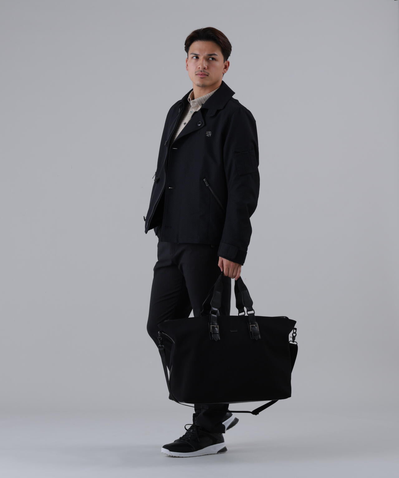 幾何学ジャガードブルゾン (MENS)