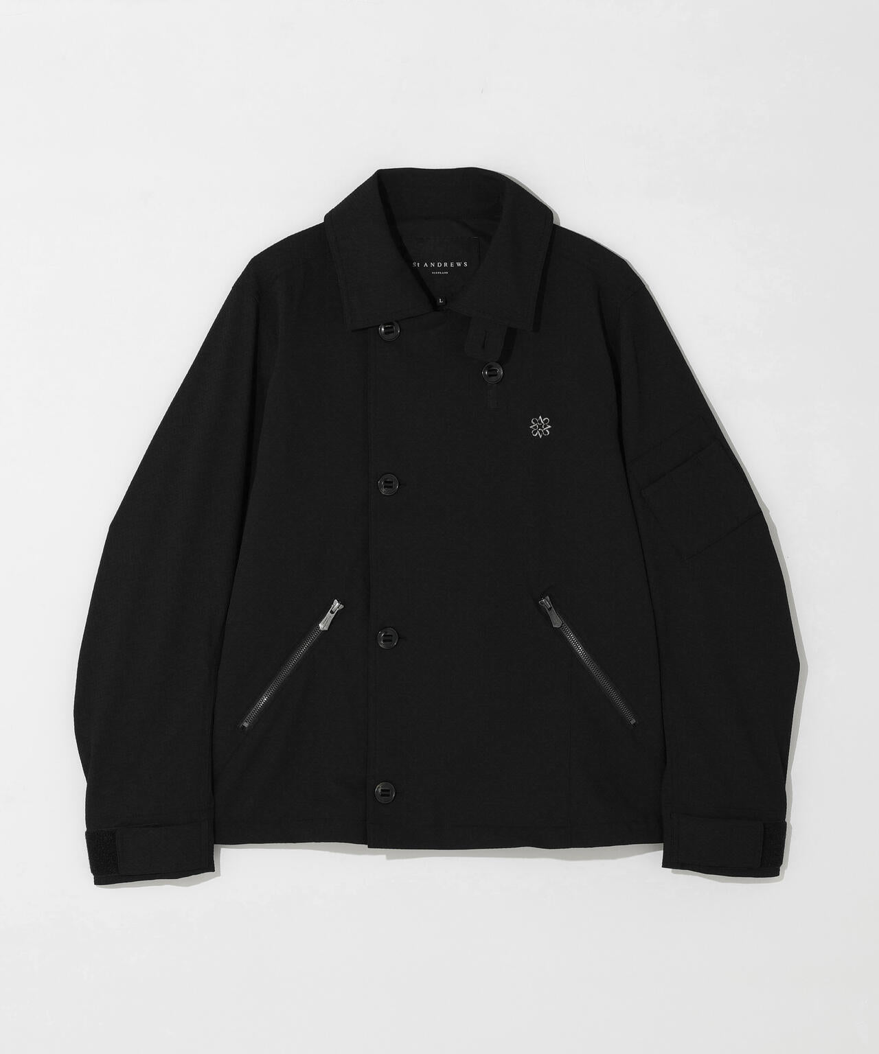 【防風】幾何学ジャガードブルゾン (MENS)