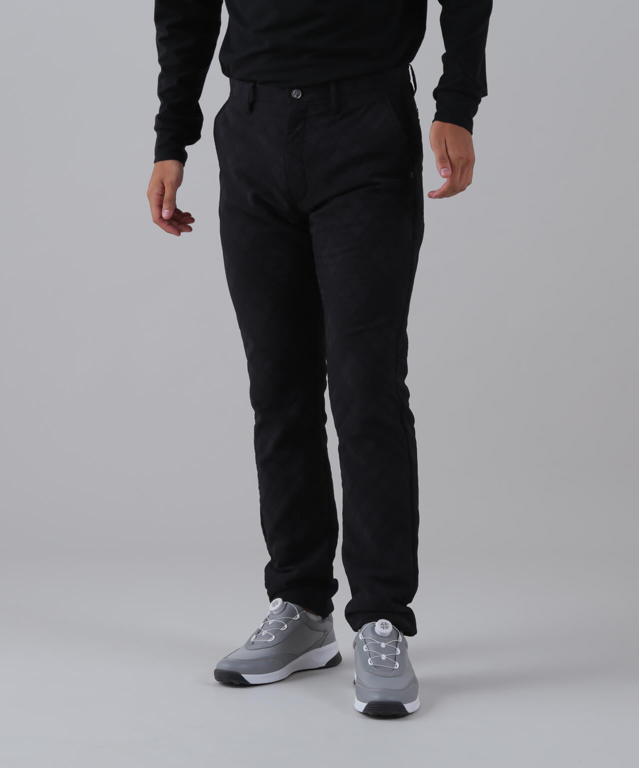バイアスチェックジャガードパンツ (MENS)