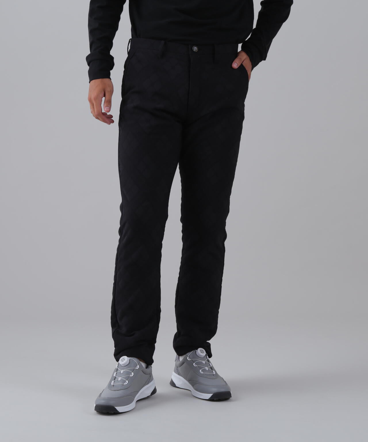 バイアスチェックジャガードパンツ (MENS)