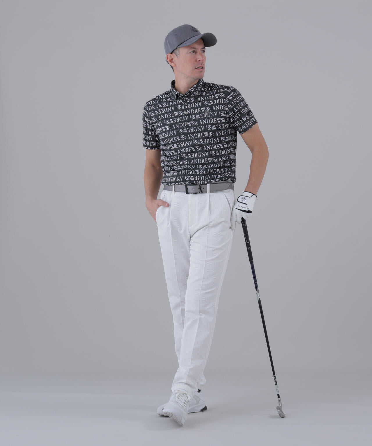 【ストレッチ】サークルジャガードパンツ (MENS)