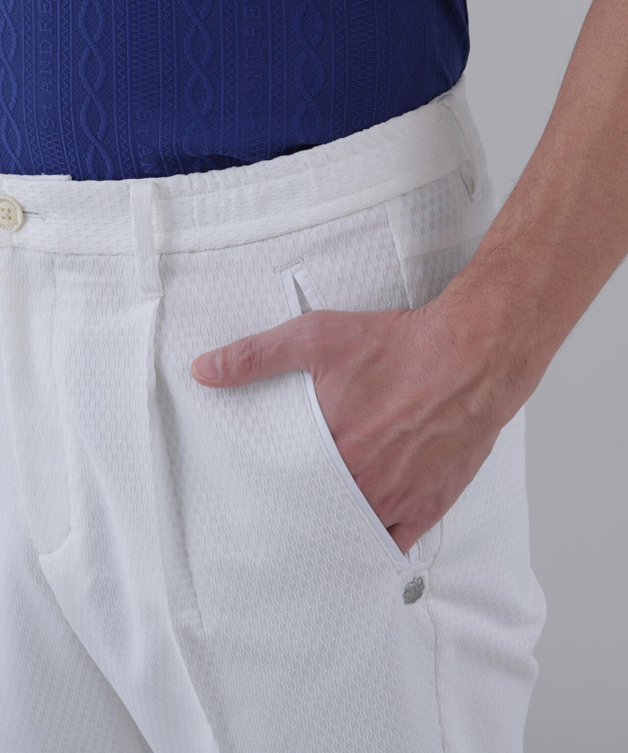 【ストレッチ】サークルジャガードパンツ (MENS)