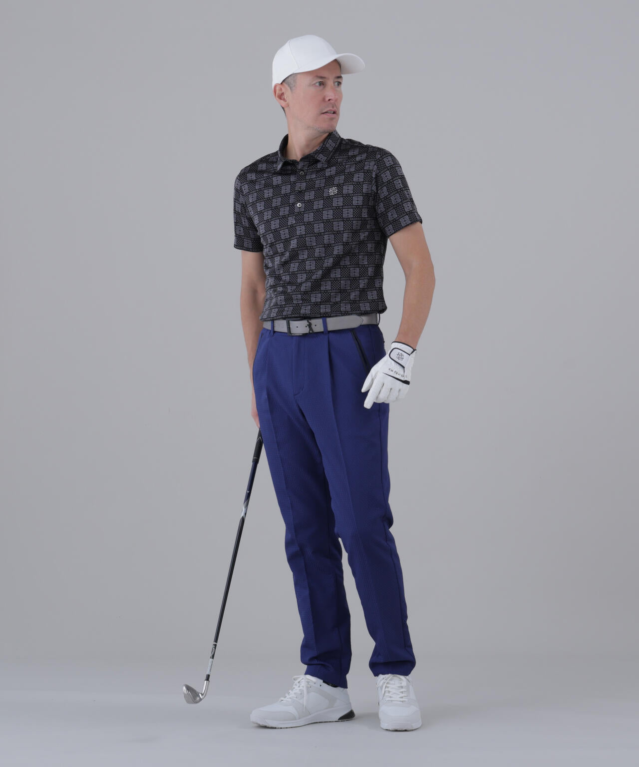 【ストレッチ】サークルジャガードパンツ (MENS)