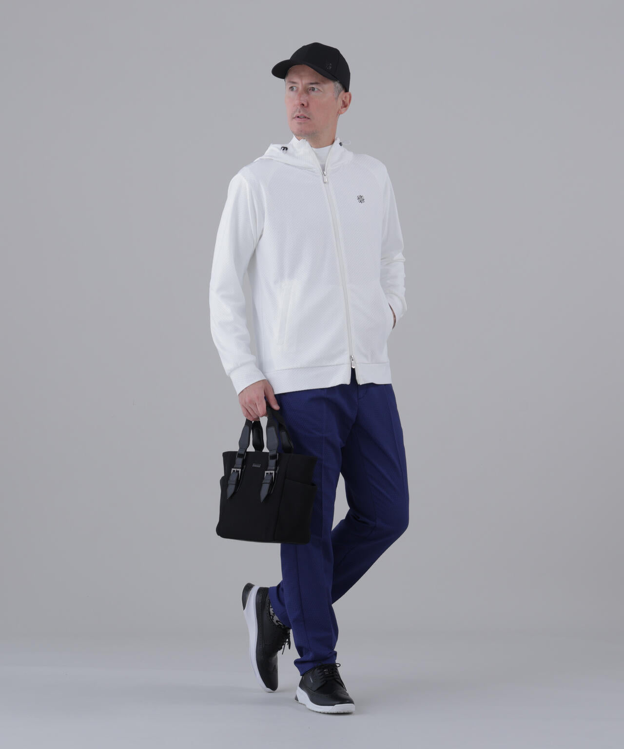 【ストレッチ】サークルジャガードパンツ (MENS)