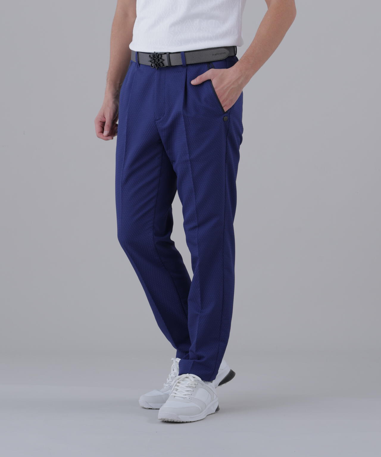 【ストレッチ】サークルジャガードパンツ (MENS)