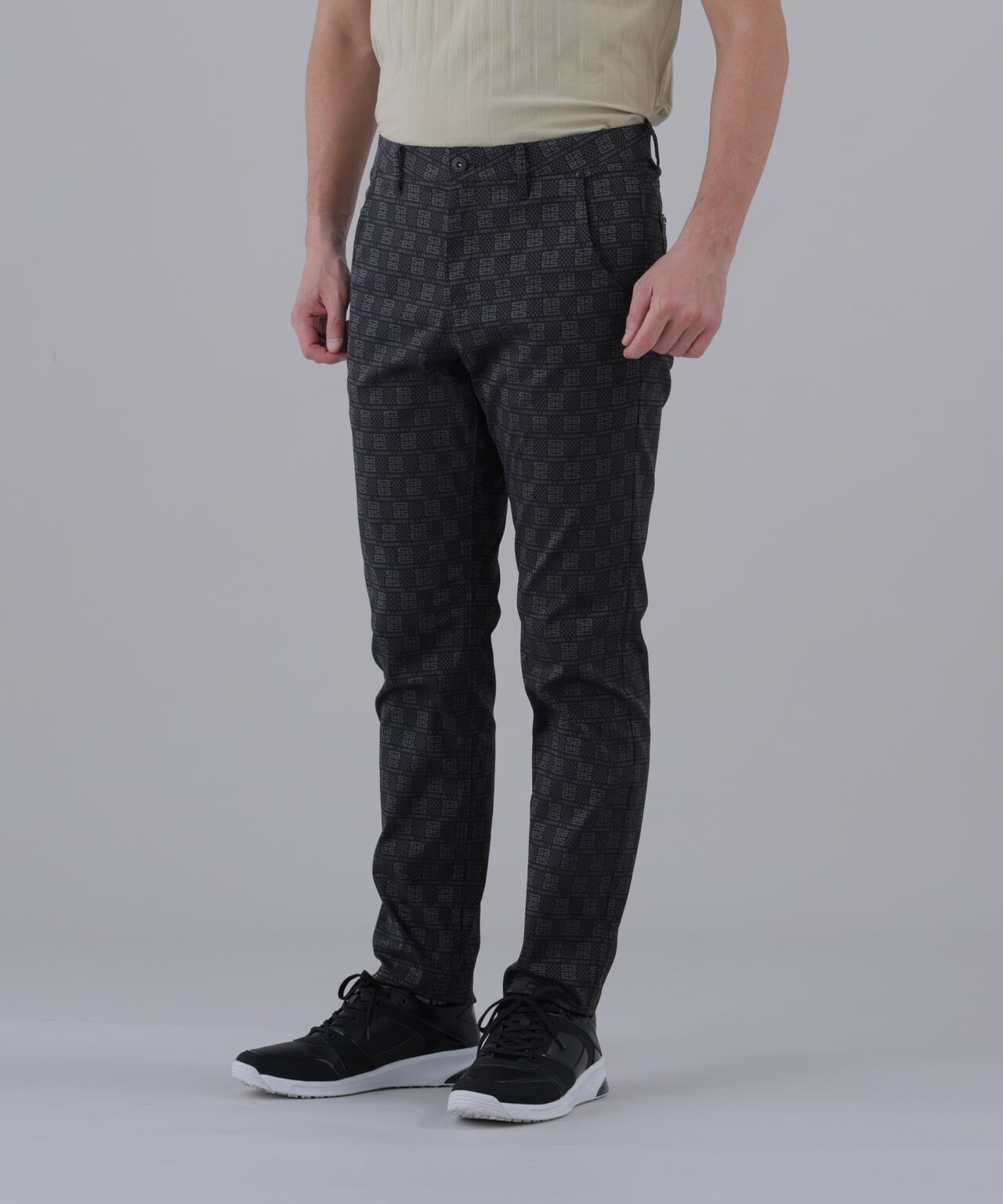 【ストレッチ】SAモノグラムジャガードパンツ (MENS)