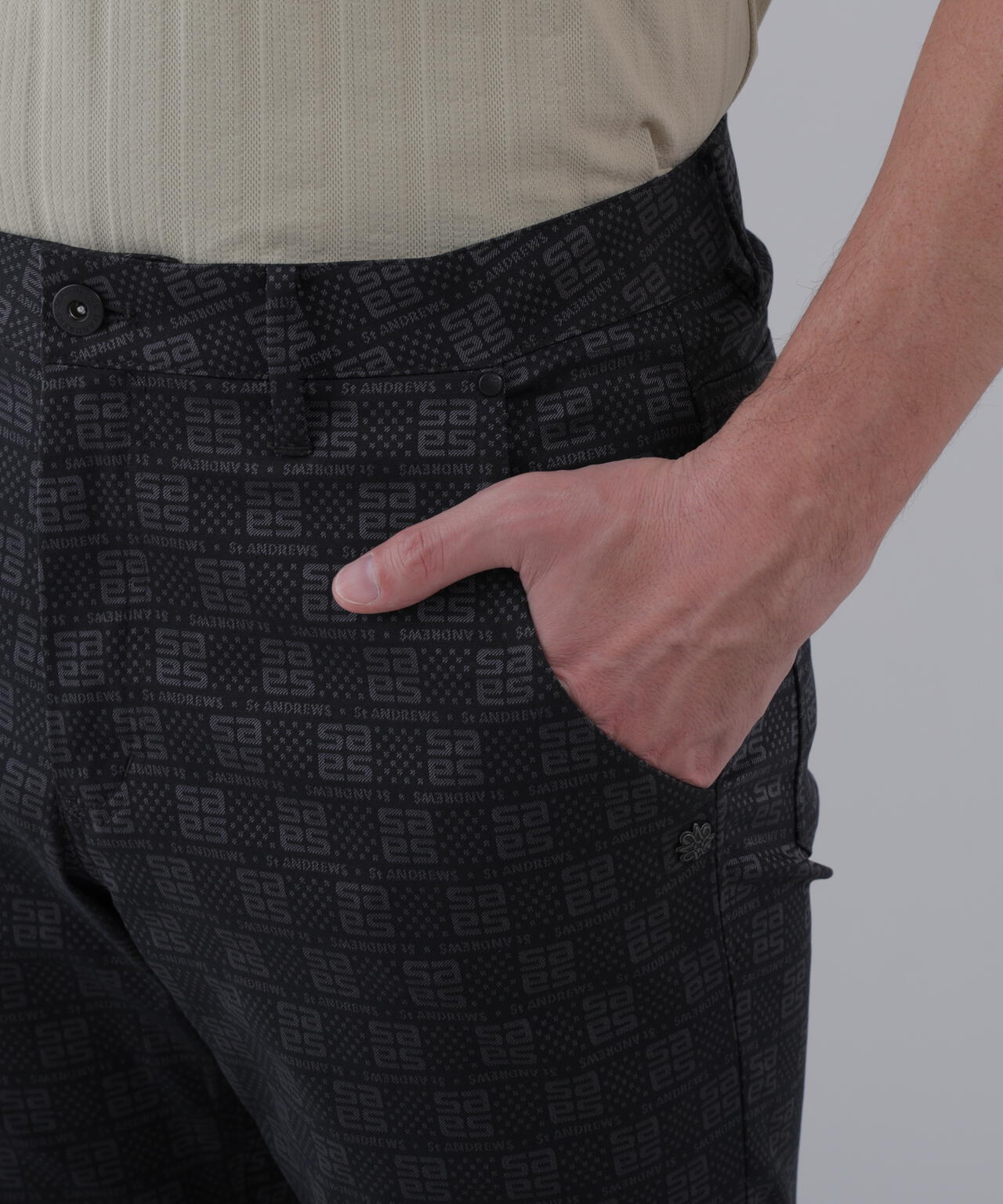【ストレッチ】SAモノグラムジャガードパンツ (MENS)