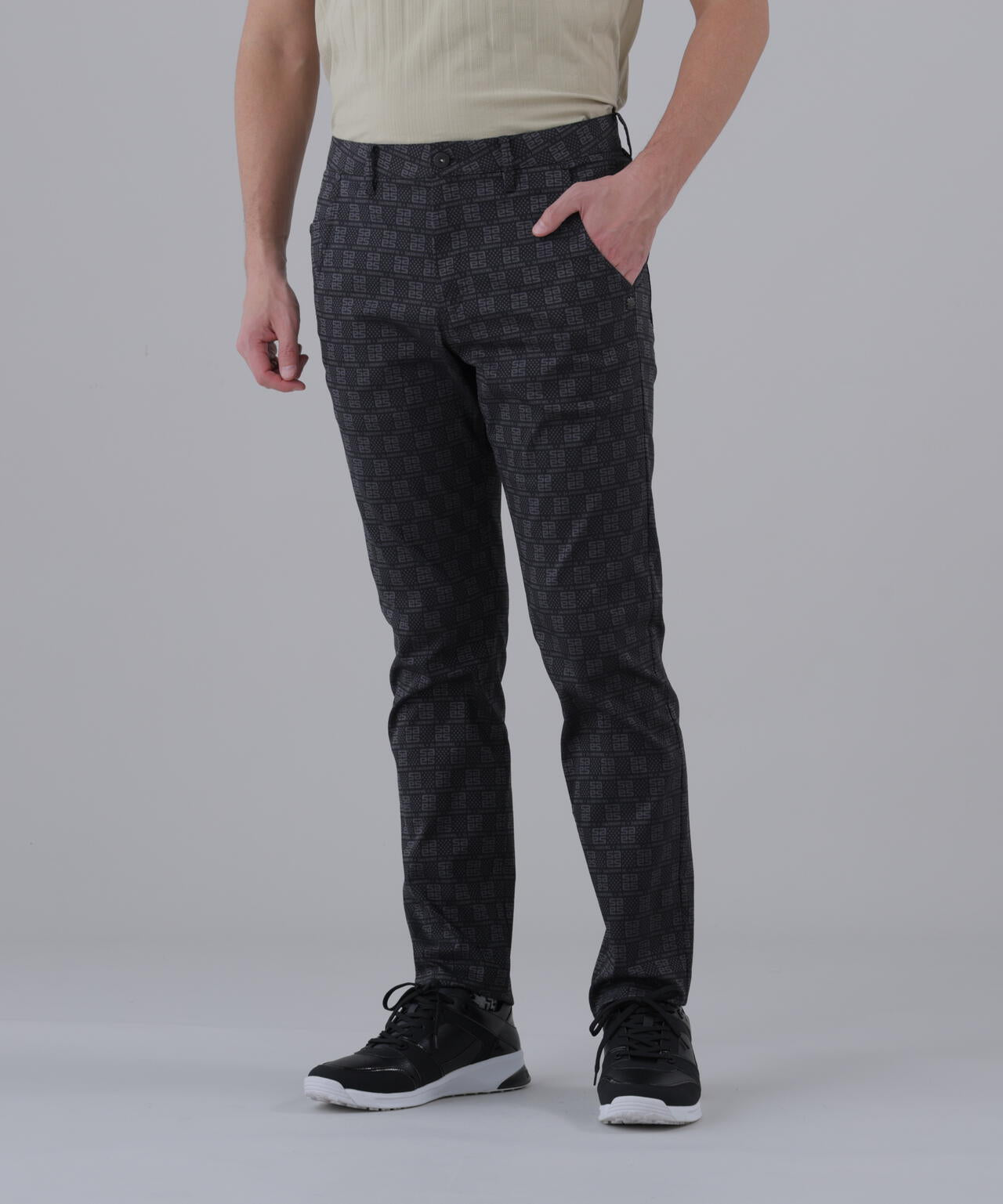 【ストレッチ】SAモノグラムジャガードパンツ (MENS)