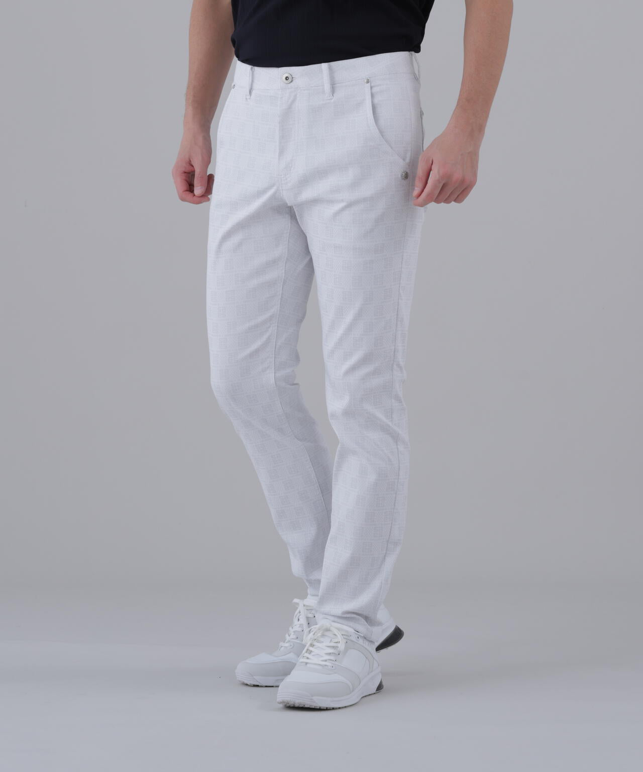 【ストレッチ】SAモノグラムジャガードパンツ (MENS)