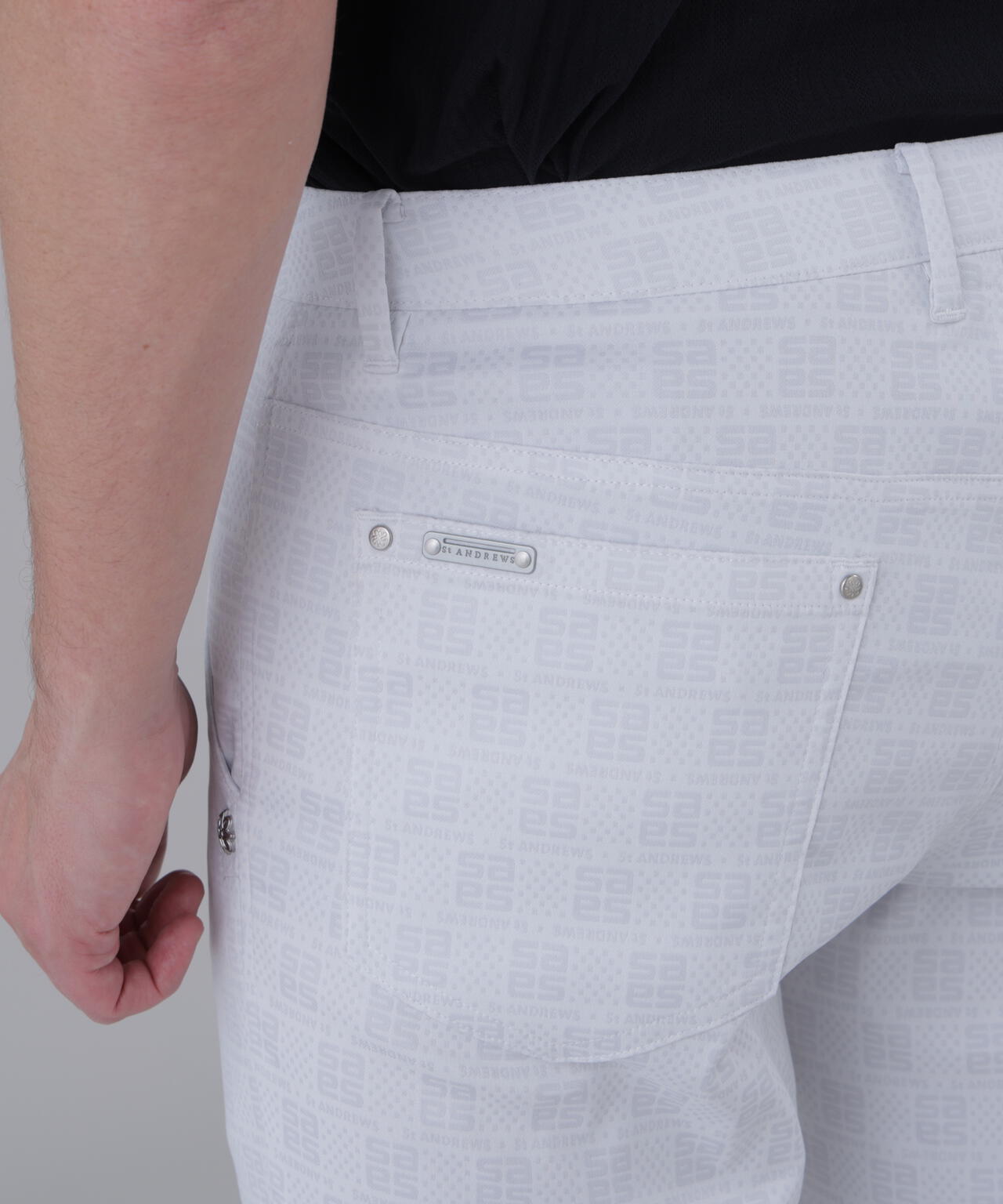 【ストレッチ】SAモノグラムジャガードパンツ (MENS)