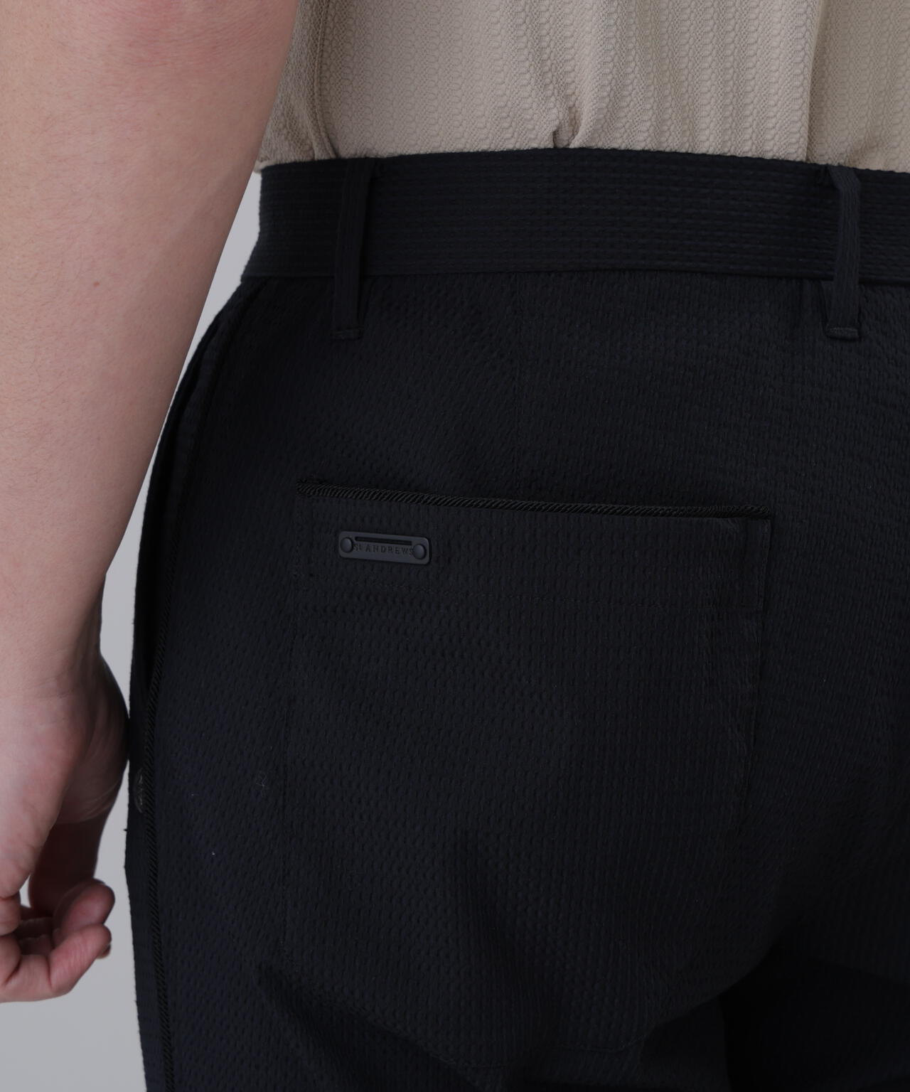 【ストレッチ】ドビーサッカーパンツ (MENS)