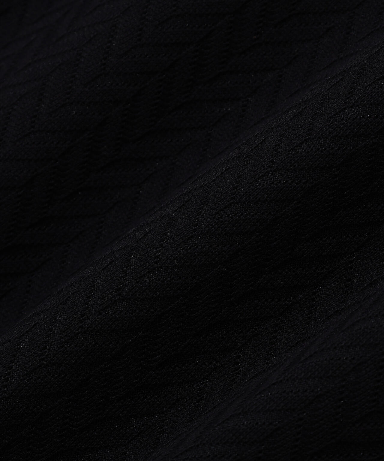 ヘリンボーンジャガード半袖ポロシャツ (MENS)