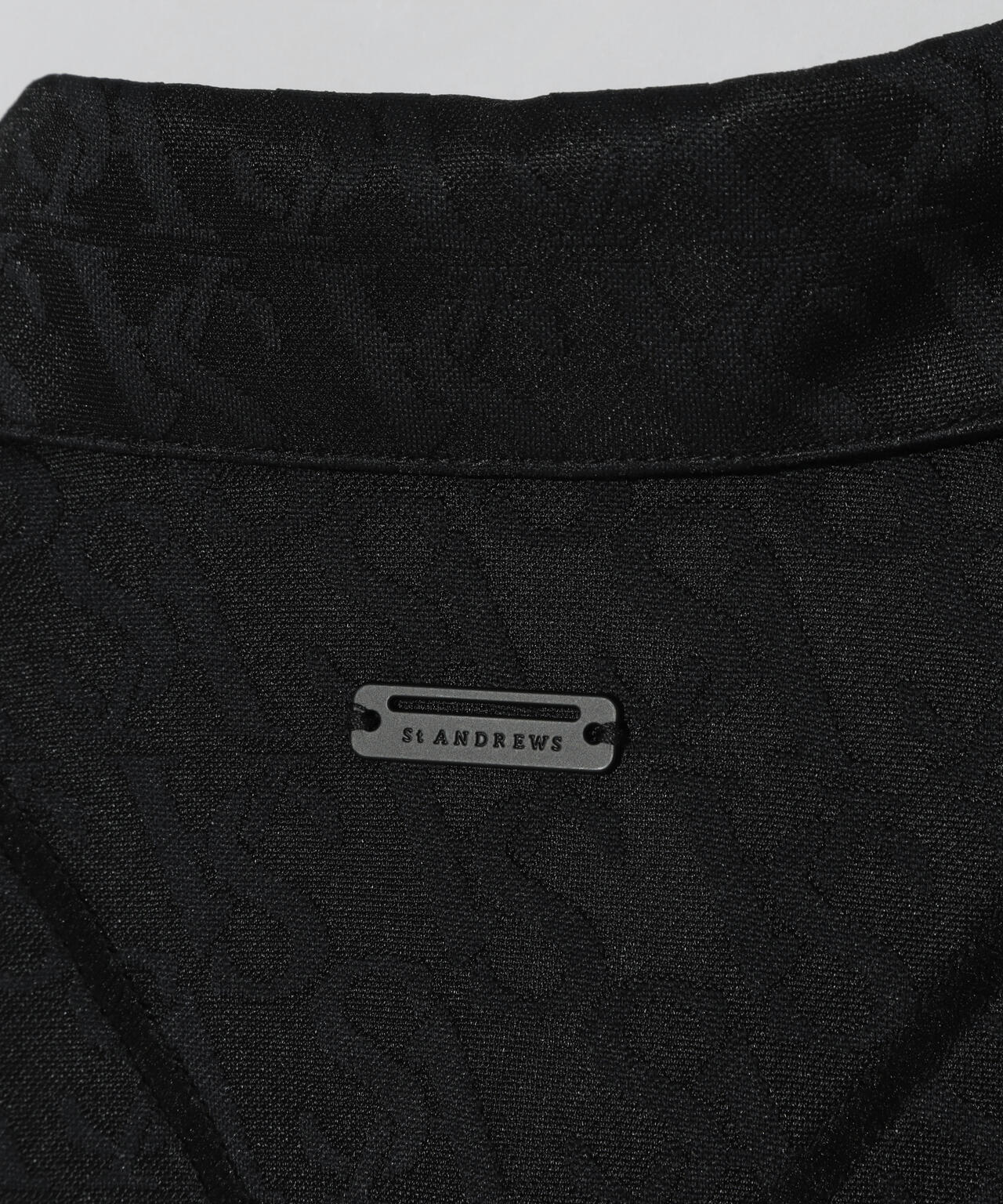 SAロゴジャガード無地半袖シャツ (MENS)