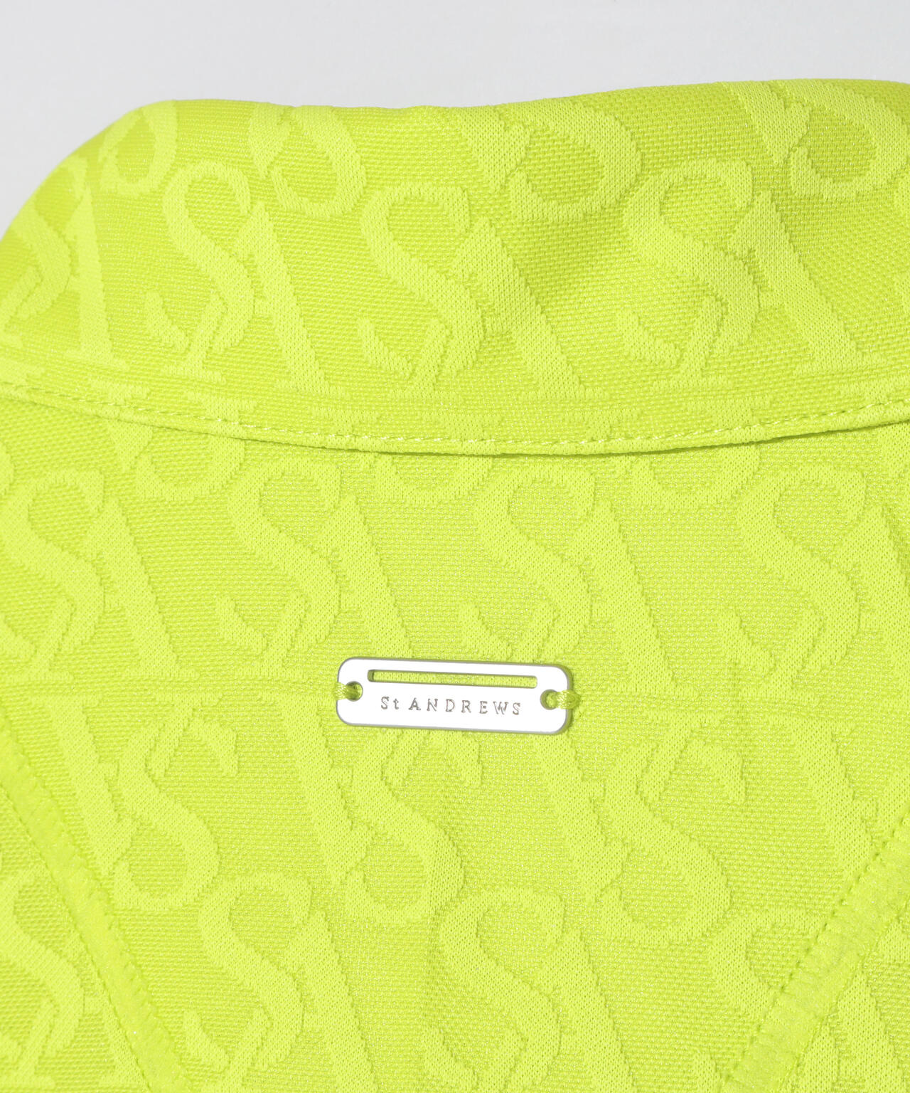 SAロゴジャガード無地半袖シャツ (MENS)