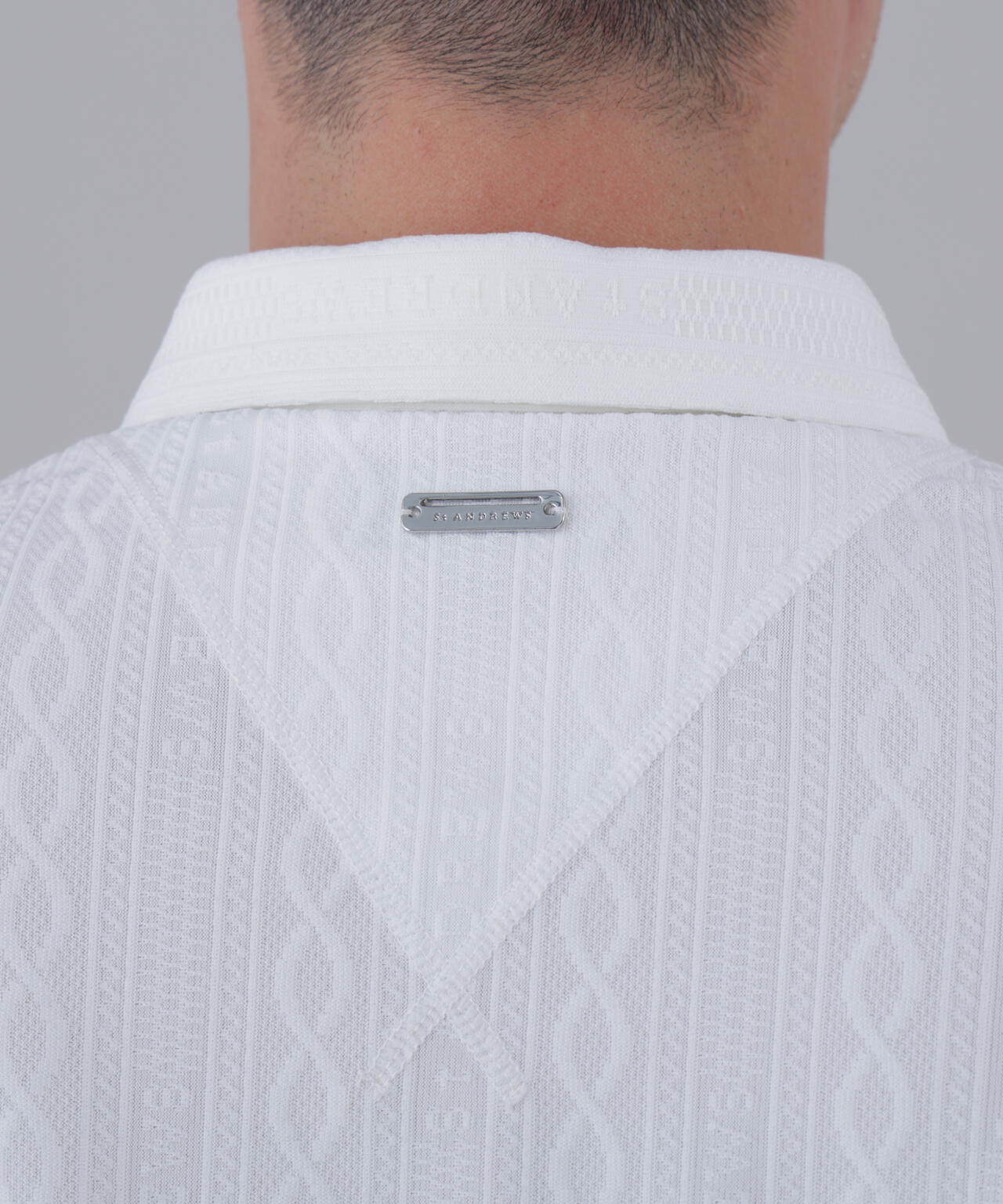 縄柄リンクス半袖シャツ (MENS)