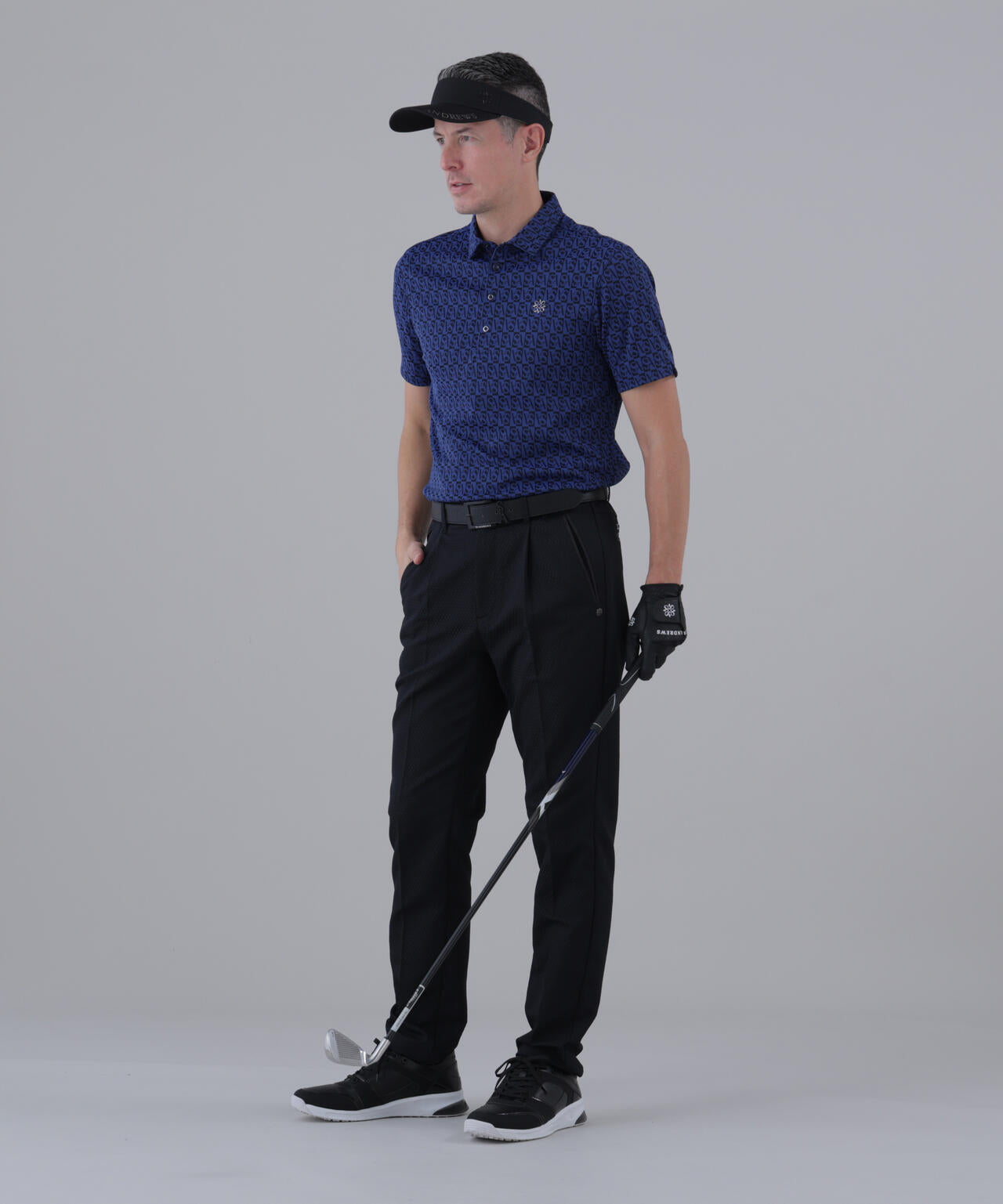 SAスクエアジャガード半袖シャツ