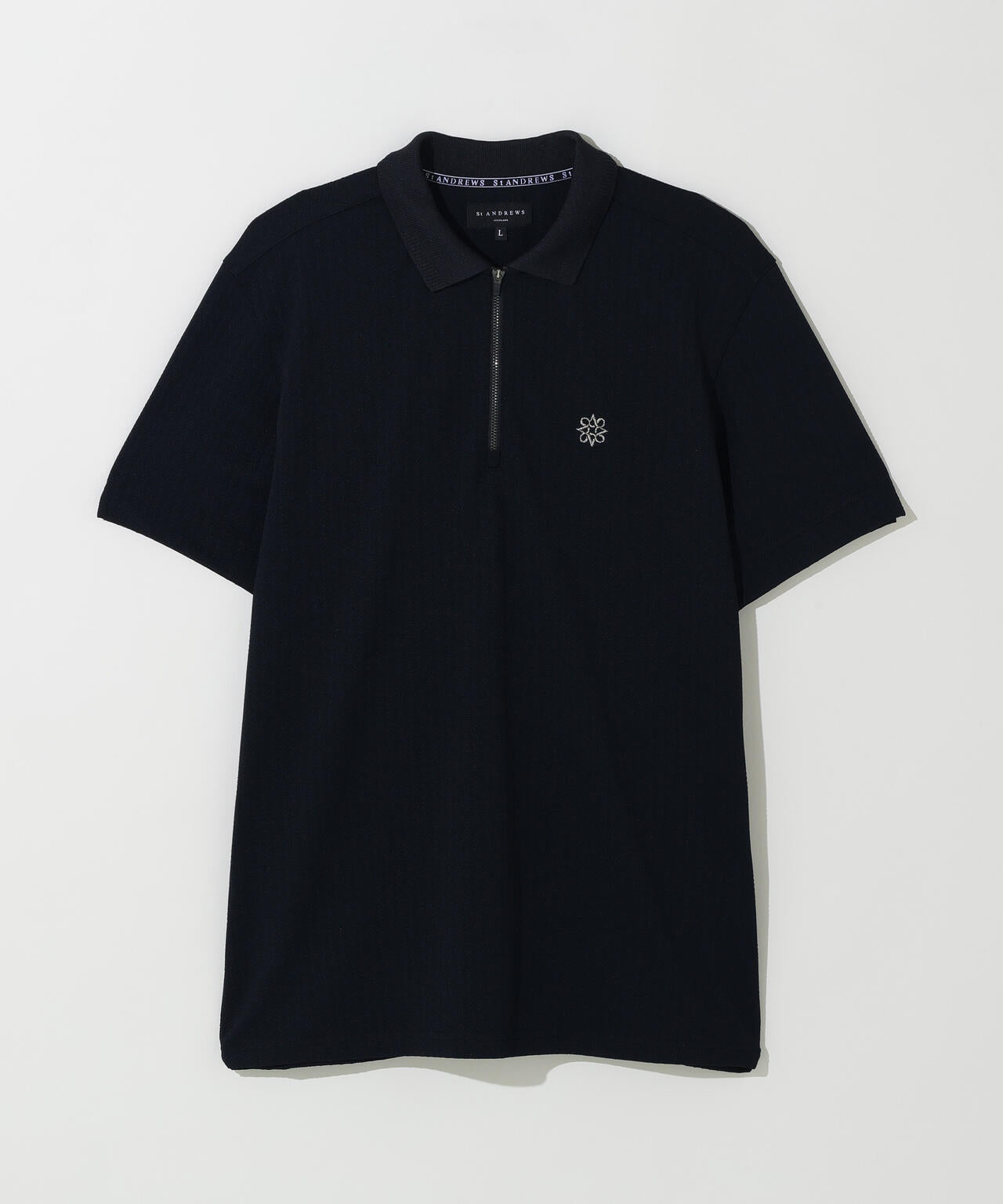 【UVカット】サッカージャガード半袖ポロシャツ (MENS)