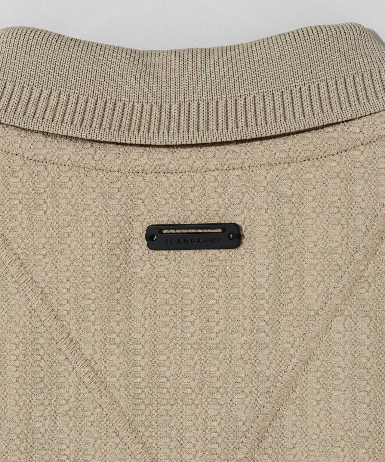 【UVカット】サッカージャガード半袖ポロシャツ (MENS)