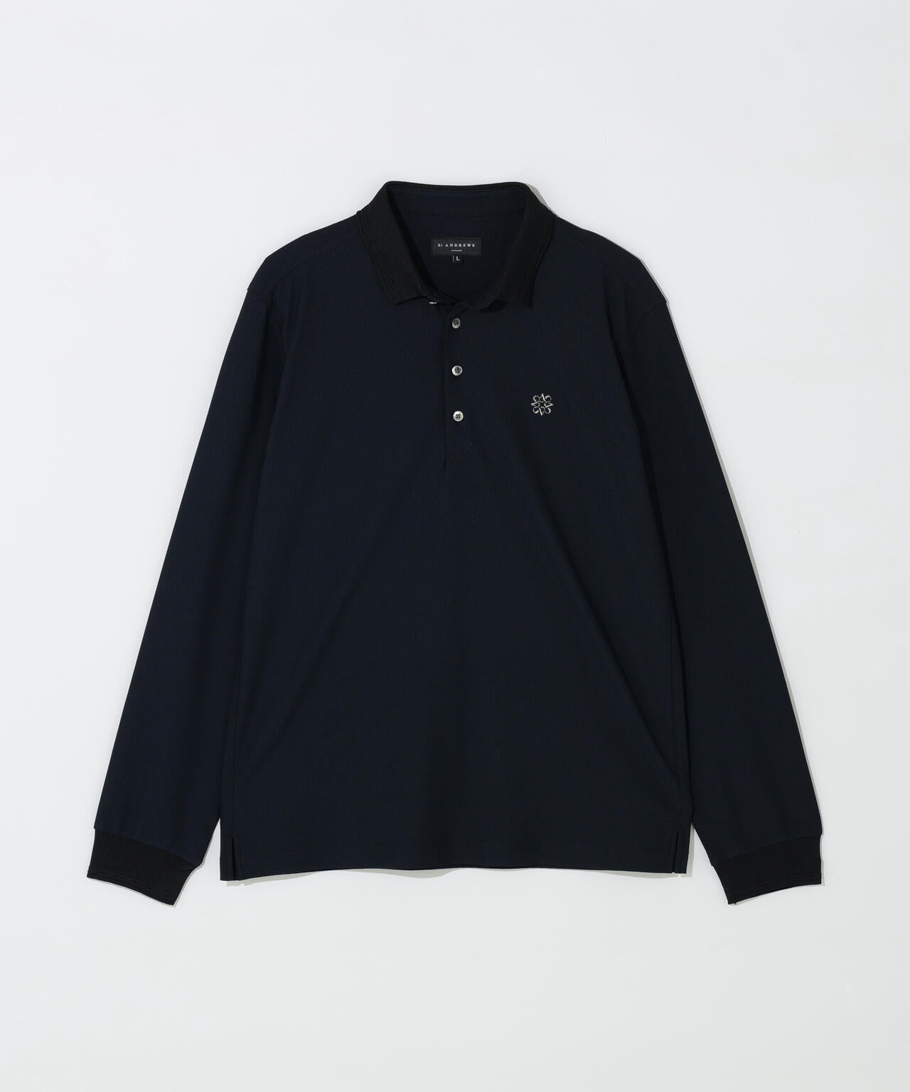 SPX裏使いジャガード長袖ポロ (MENS)