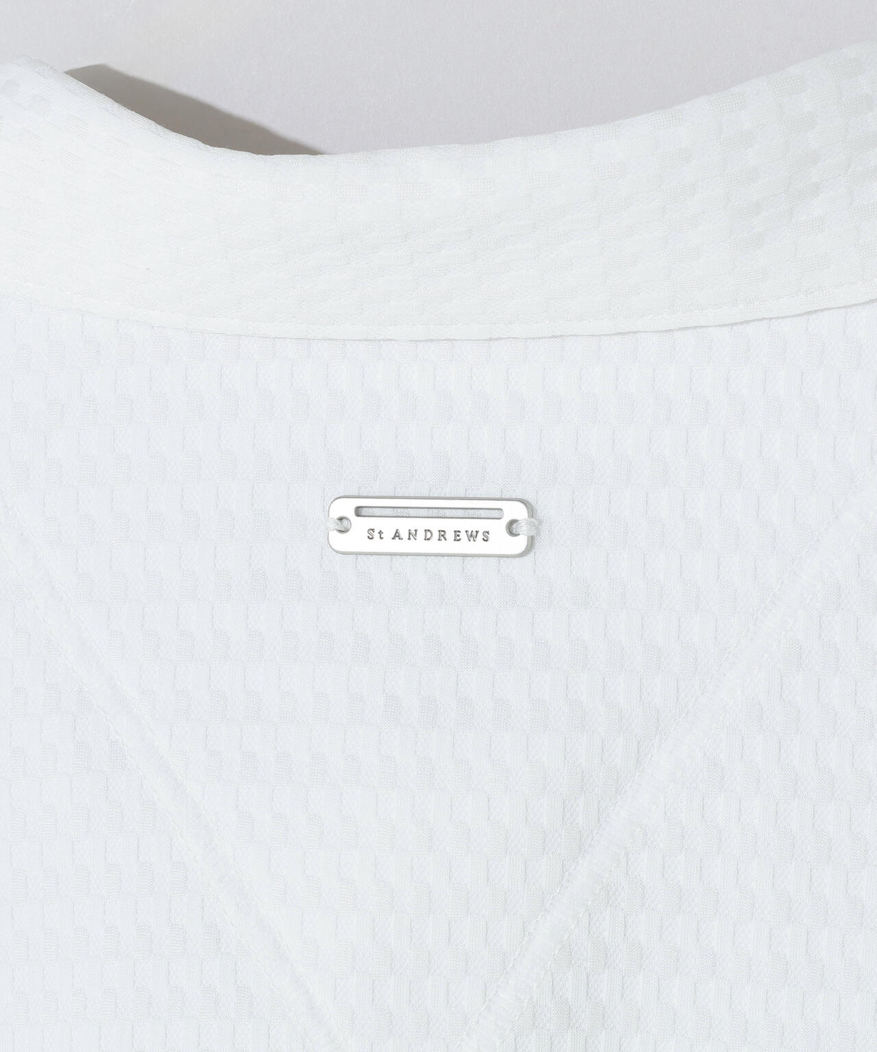 格子ジャガード長袖シャツ (MENS)