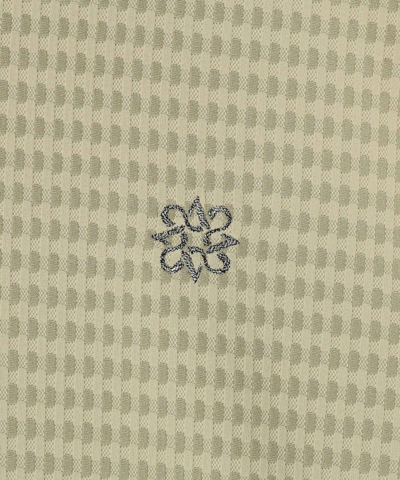 格子ジャガード長袖シャツ (MENS)