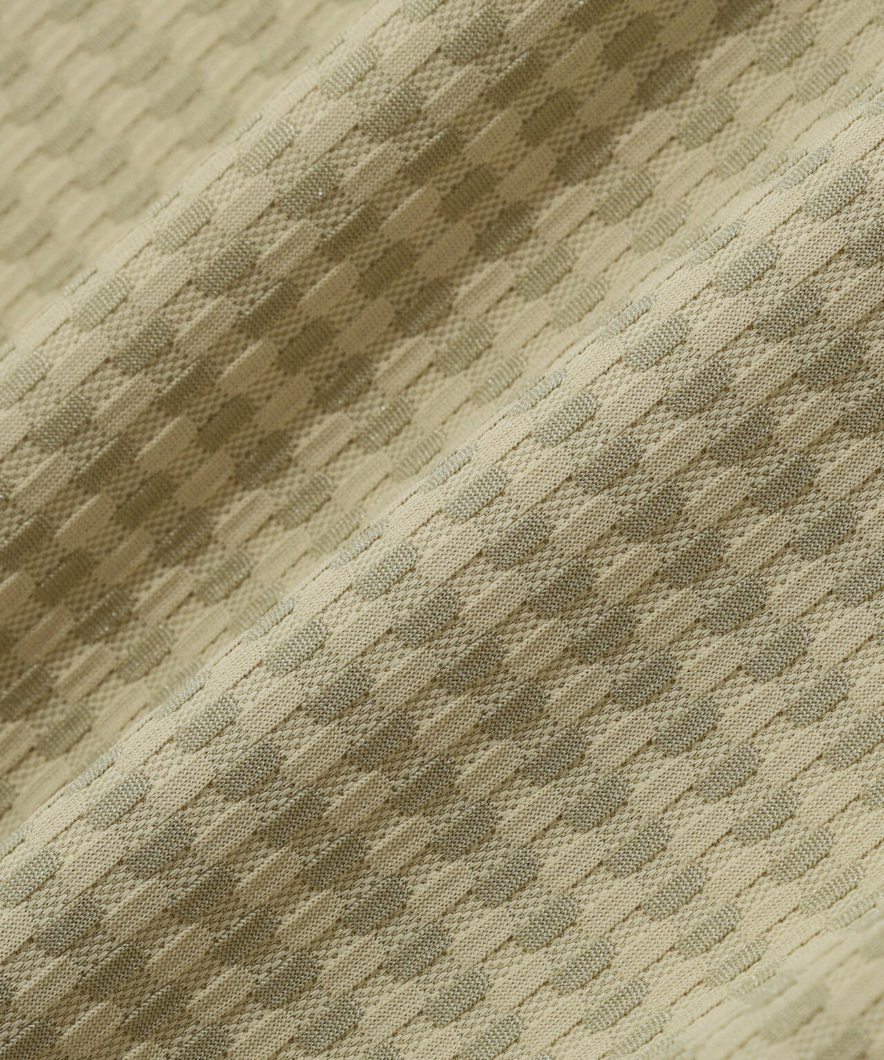 格子ジャガード長袖シャツ (MENS)