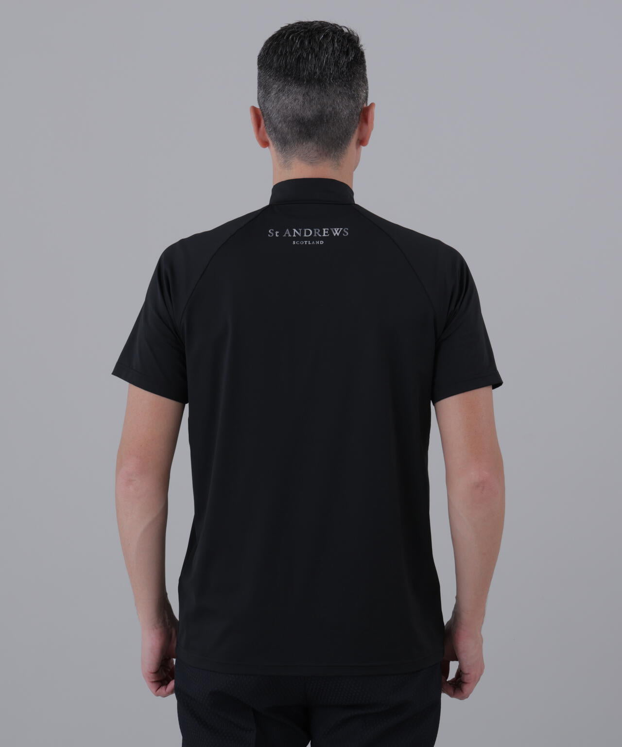 ポリエステルベア天竺ハイネックカットソー (MENS)