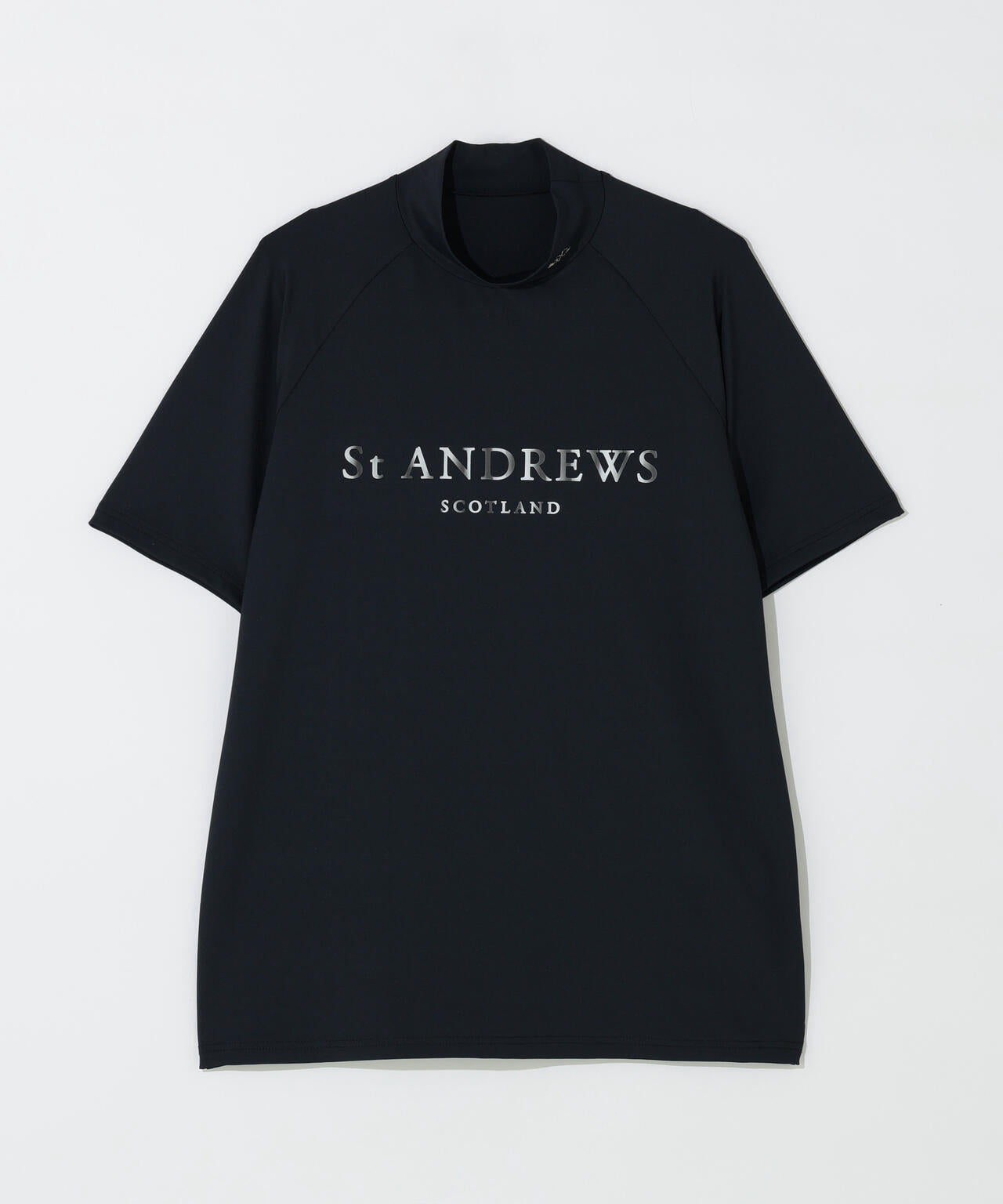 ポリエステルベア天竺ハイネックカットソー (MENS)