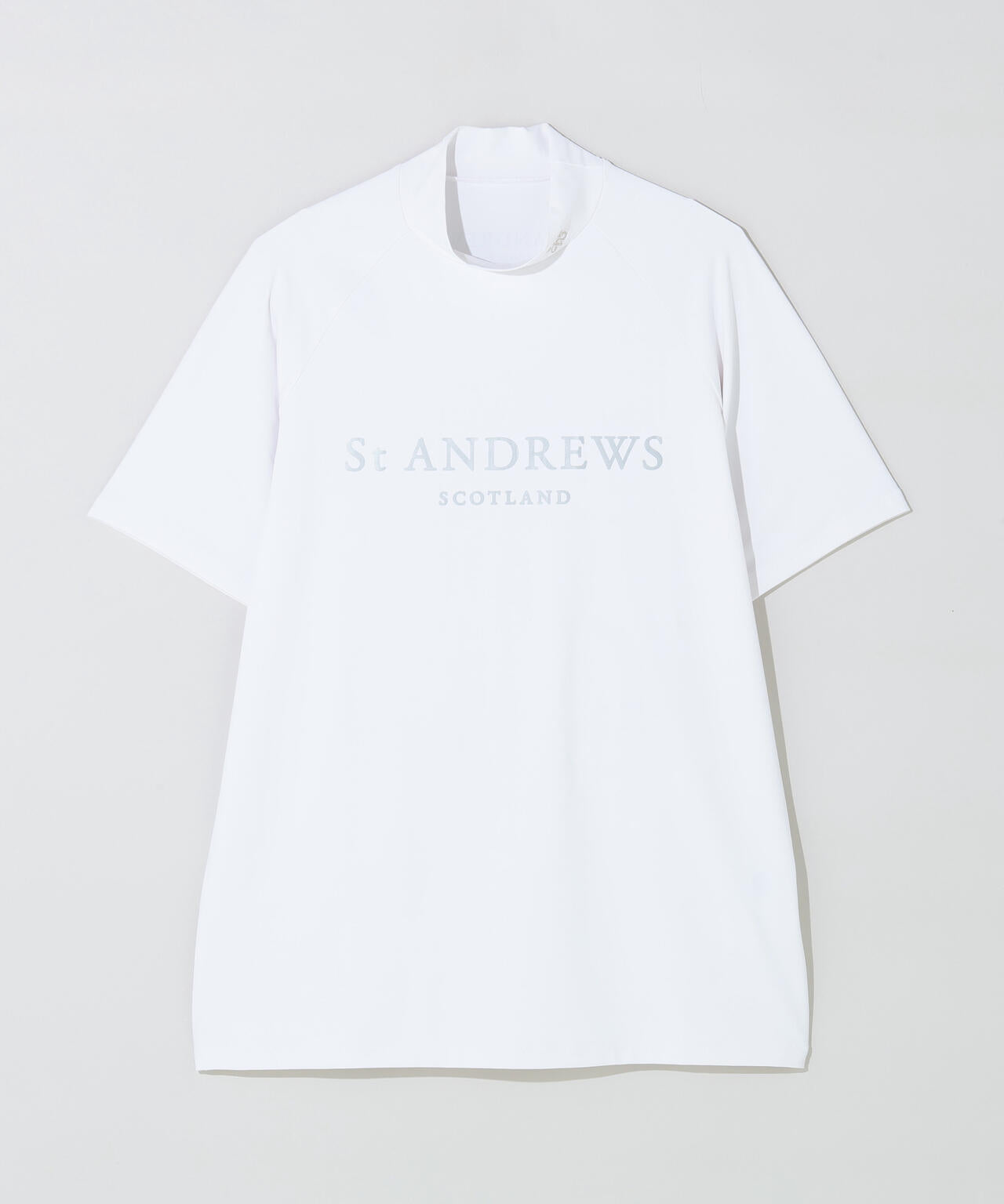 ポリエステルベア天竺ハイネックカットソー (MENS)