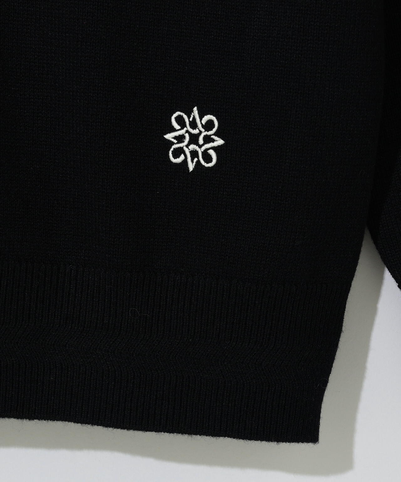 12GSTAインターシャクルーネックニットプルオーバー (MENS)