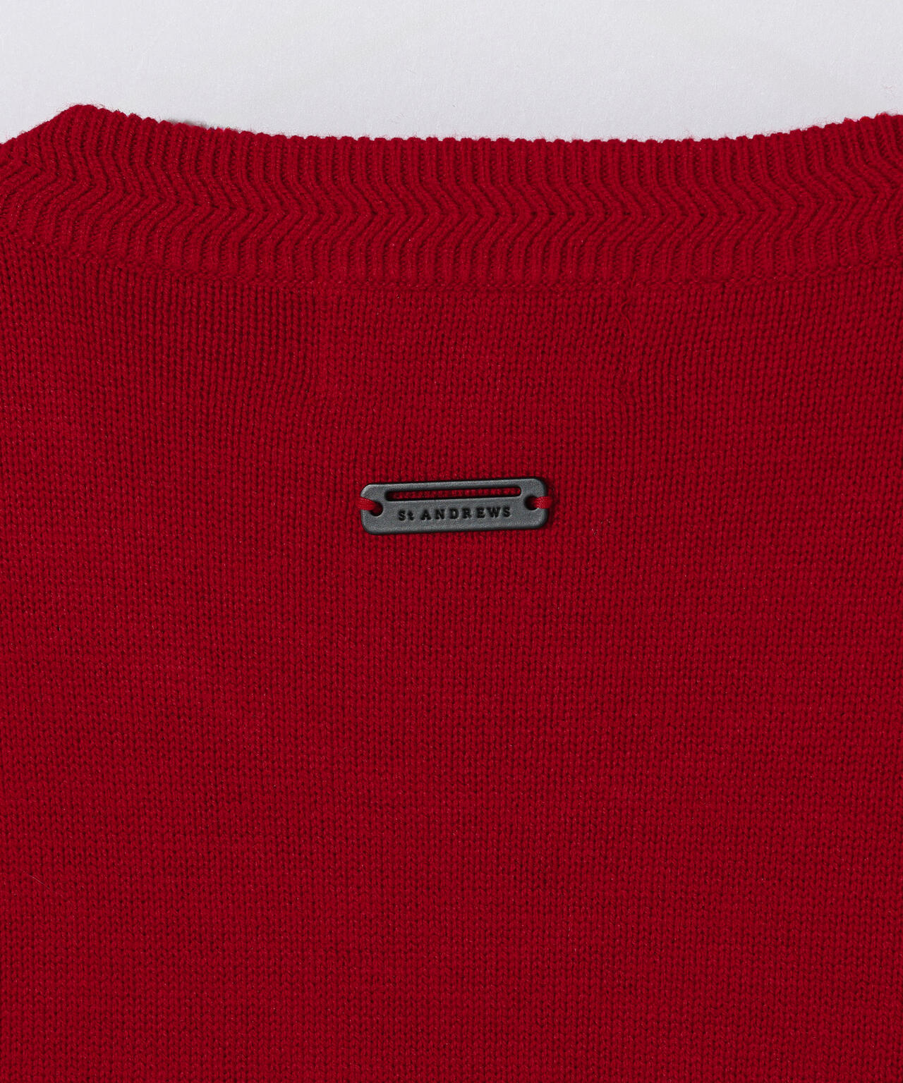 12GSTAインターシャクルーネックニットプルオーバー (MENS)