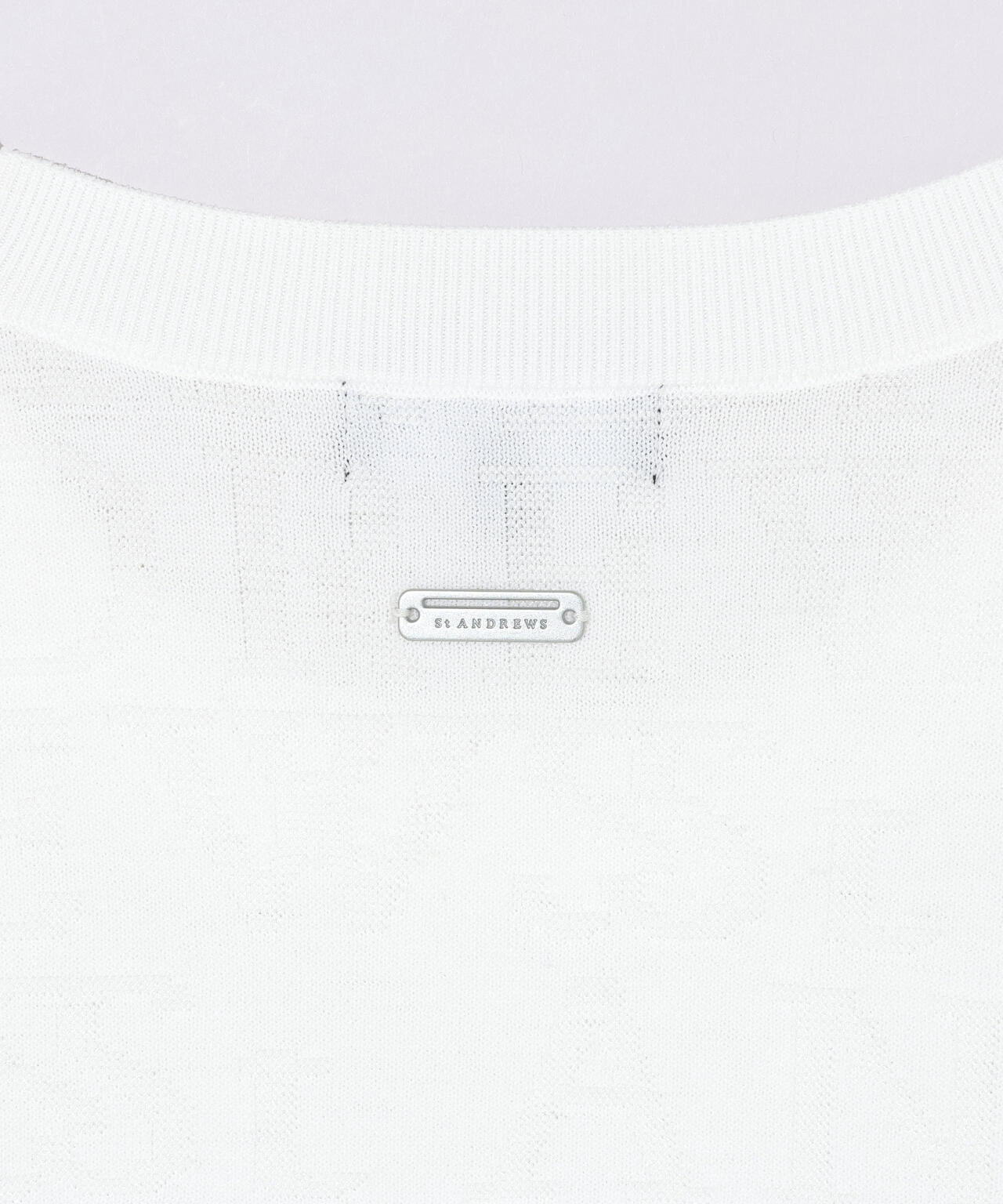 ダブルロゴジャガードクルーネックニットプルオーバー (MENS)