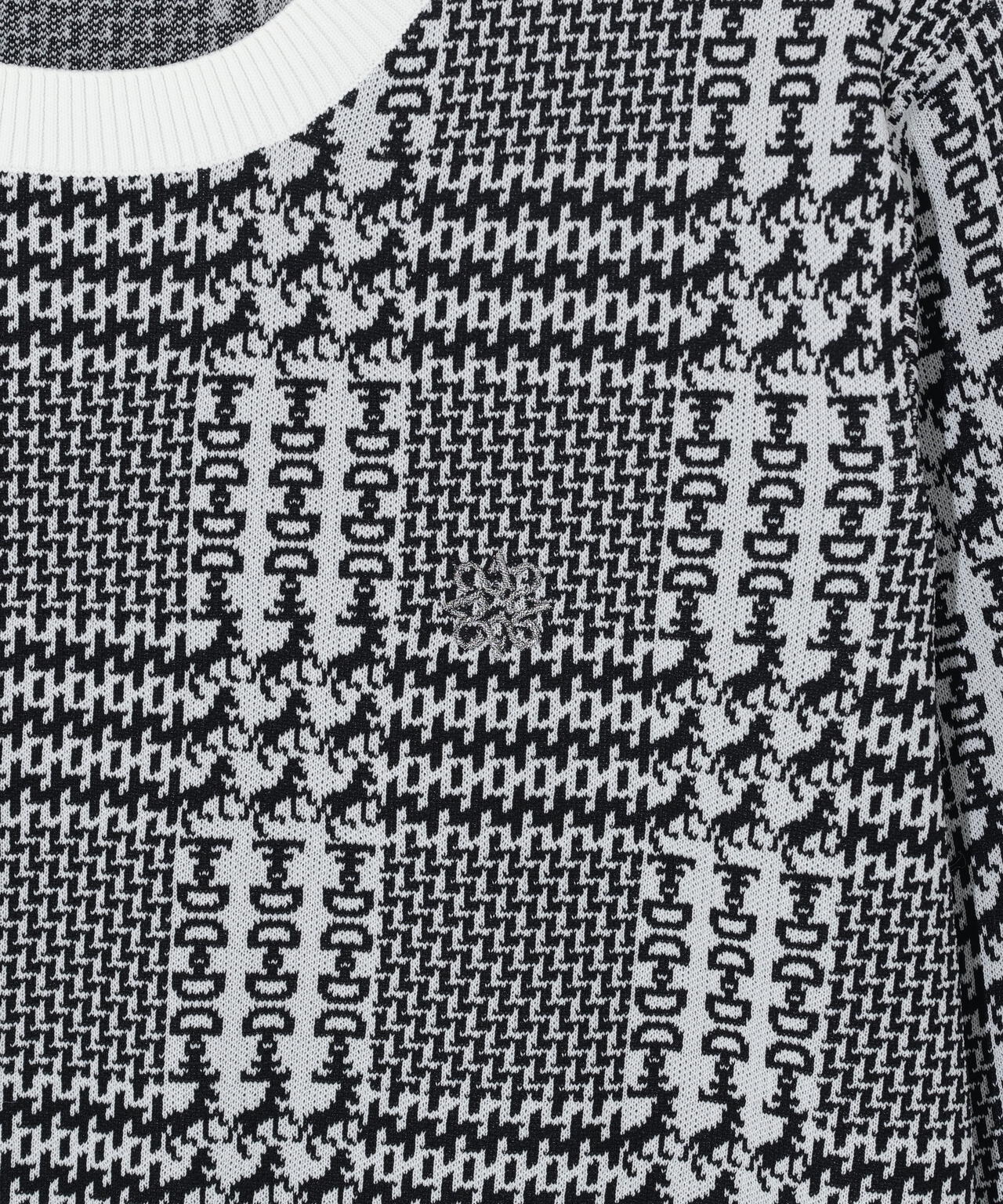 14Gホースビットチェックジャガードプルオーバーニット (MENS)