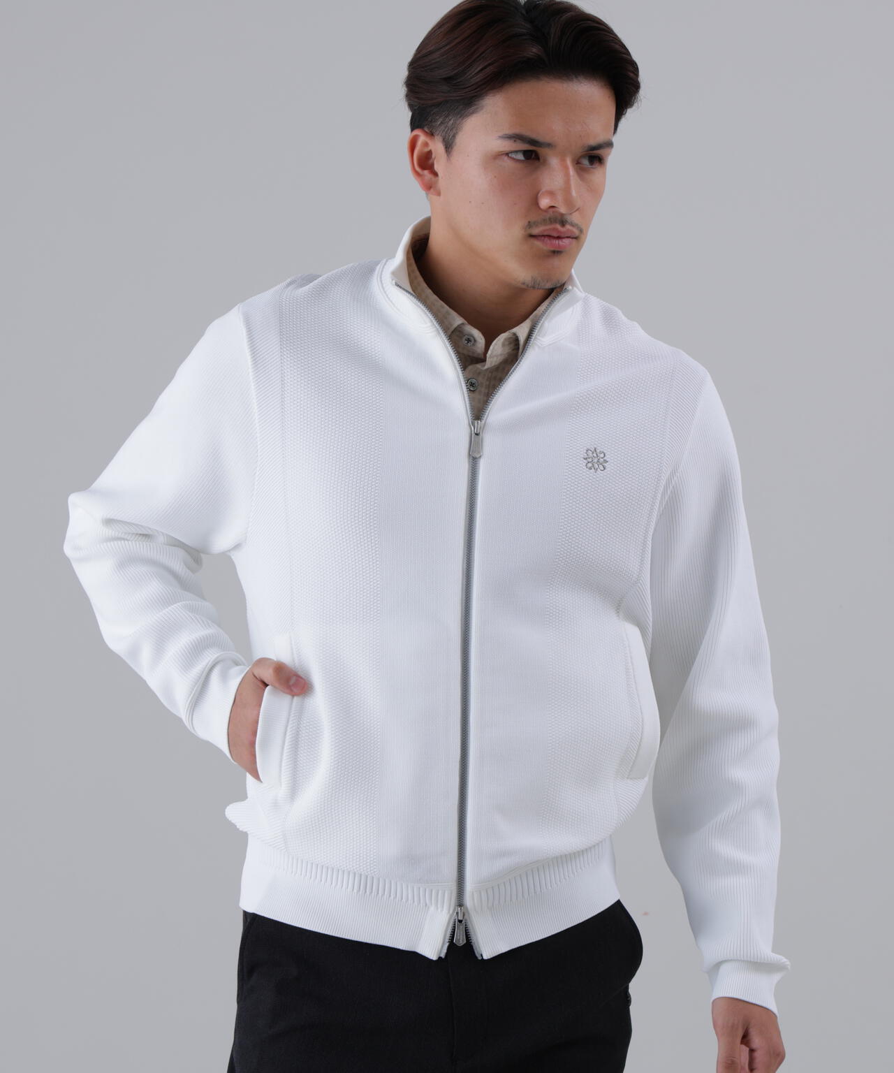 12Gリンクスニットブルゾン (MENS)