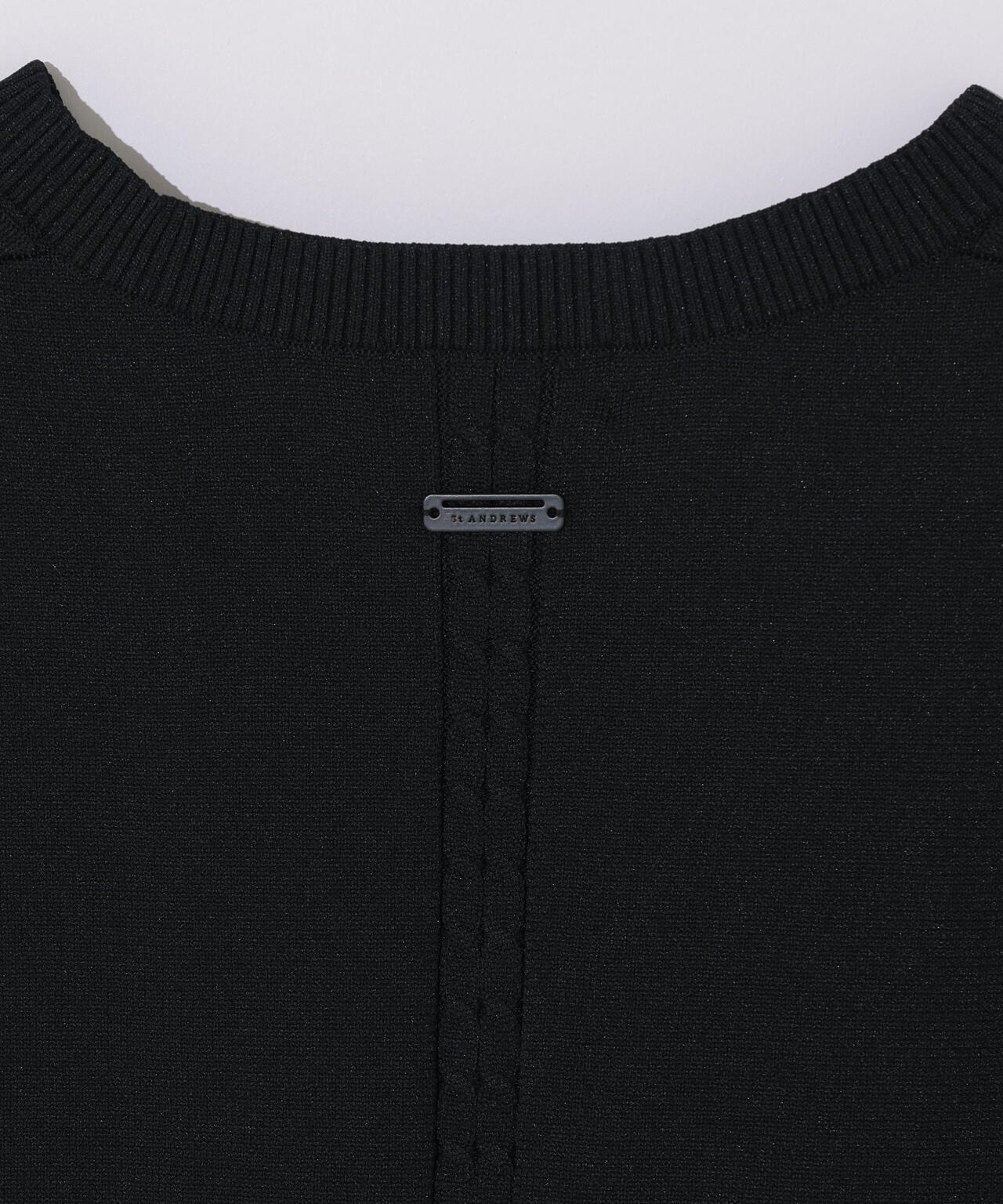 9GケーブルVネックニットベルトプルオーバー (MENS)