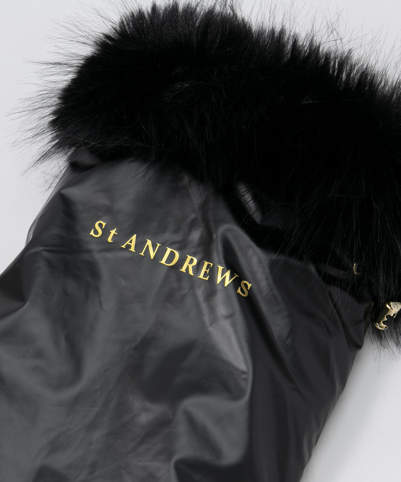 ポリエステルタフタ×ファーレッグウォーマー (WOMENS)