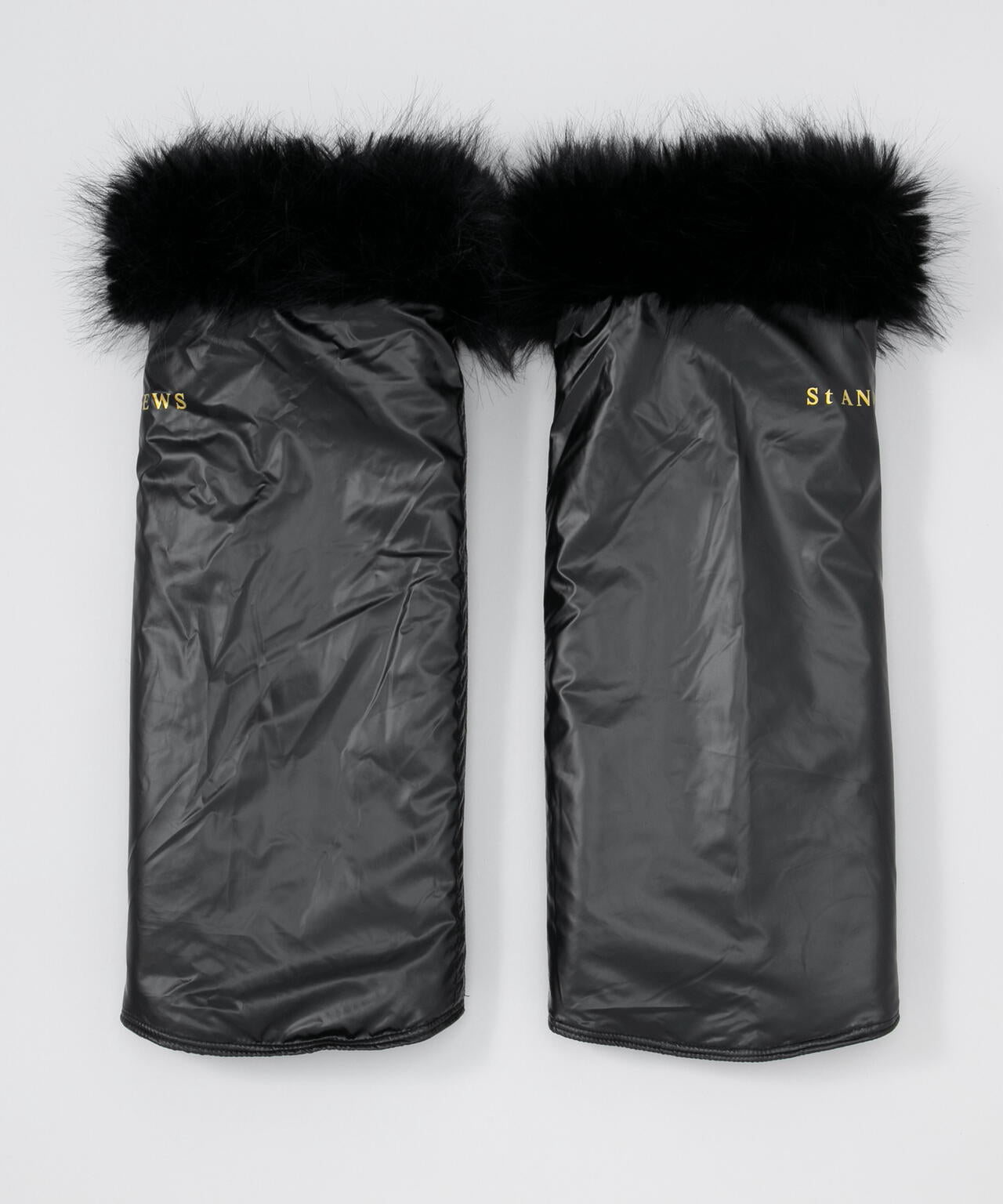 ポリエステルタフタ×ファーレッグウォーマー (WOMENS)