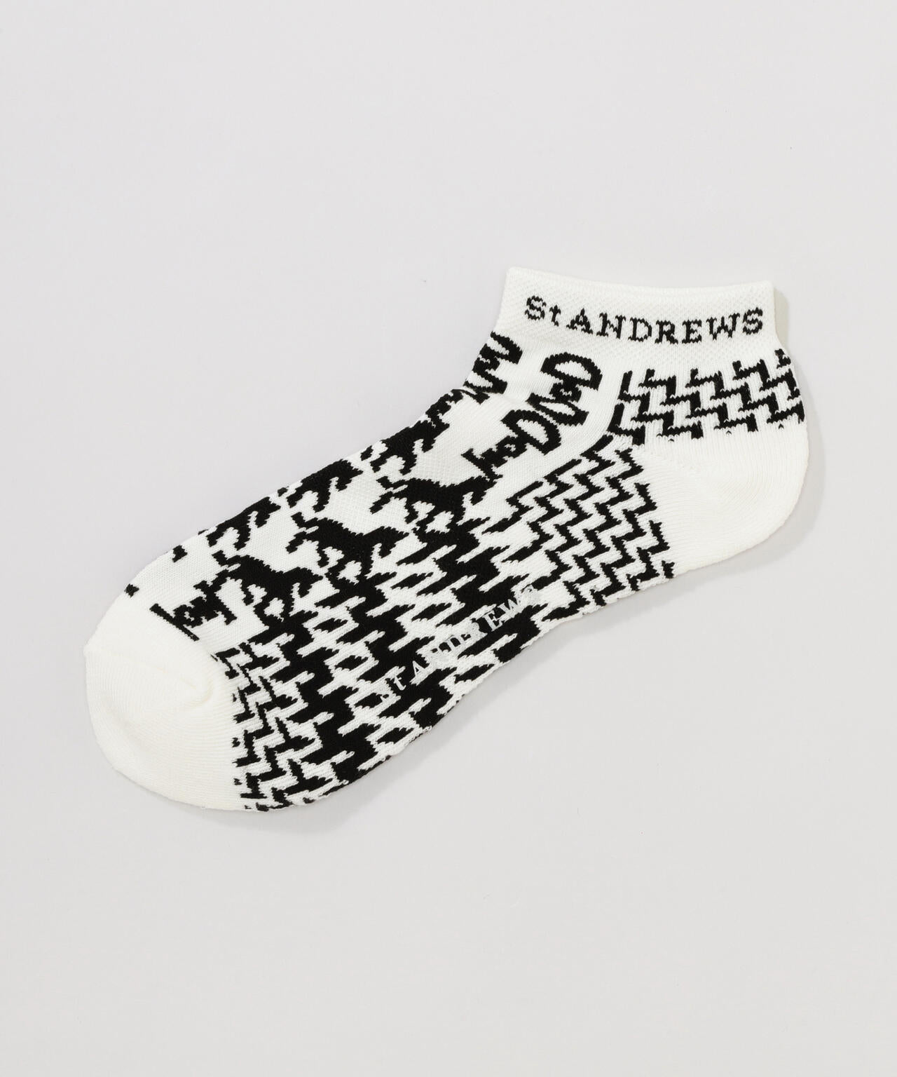 ホースビットチェックアンクルソックス