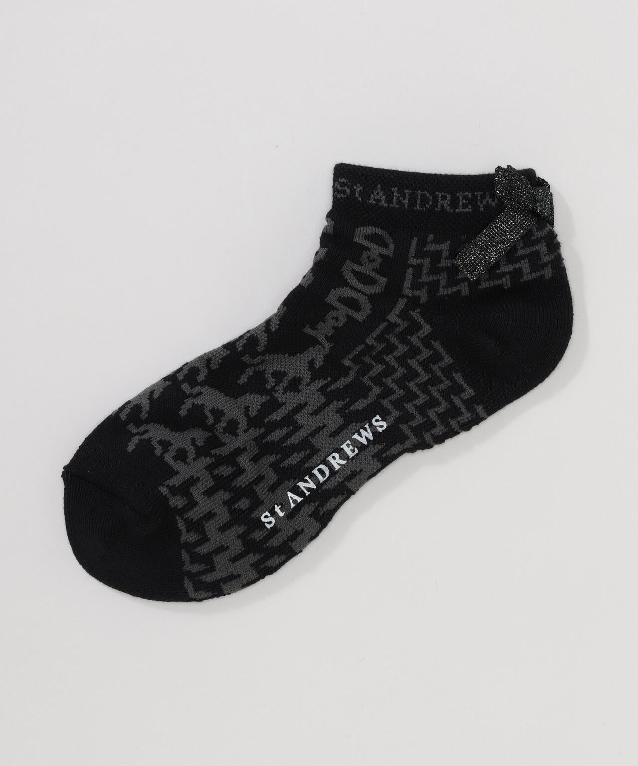 ホースビットチェックアンクルソックス