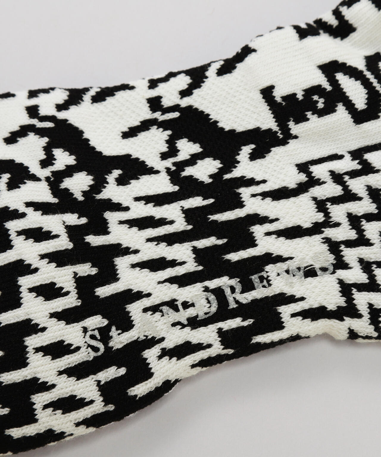 ホースビットチェックアンクルソックス