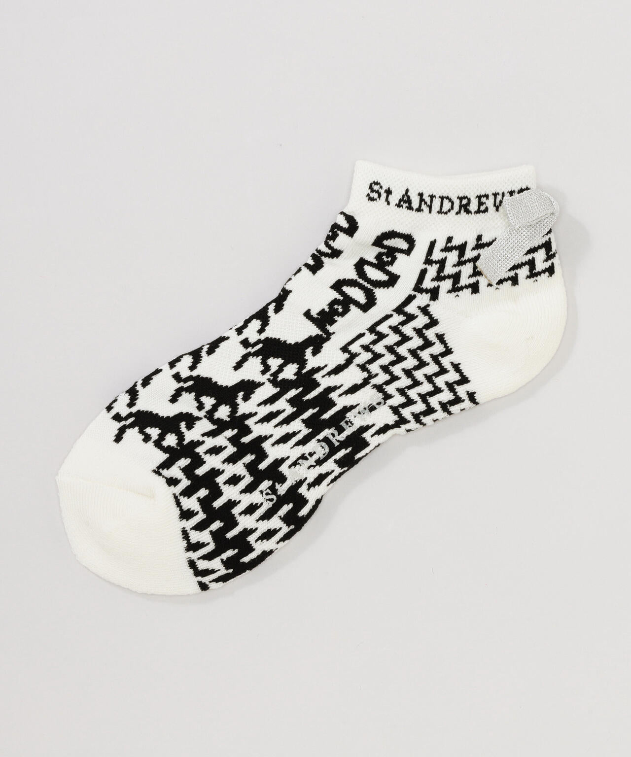 ホースビットチェックアンクルソックス