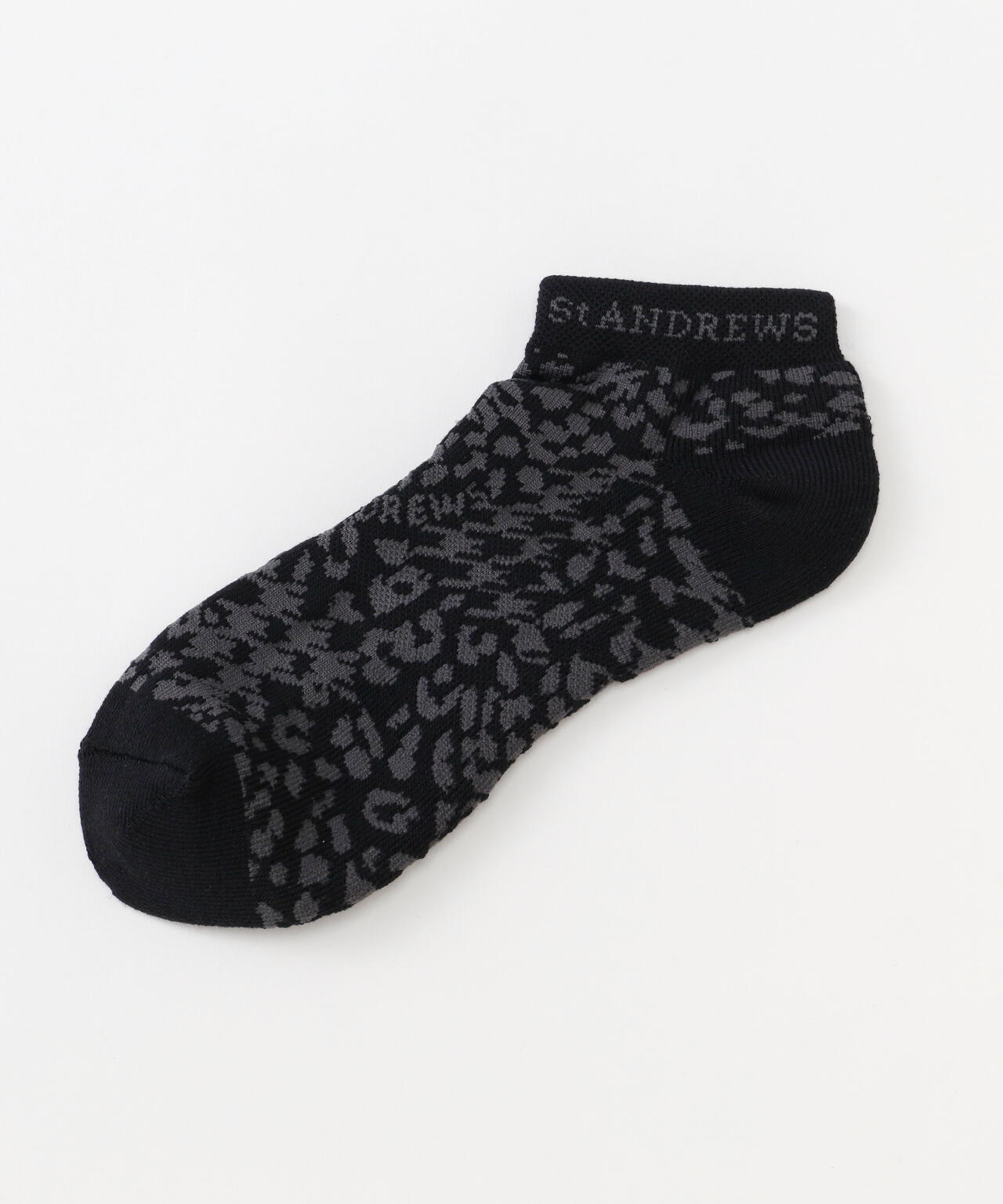 千鳥レオパードアンクルソックス (MENS)