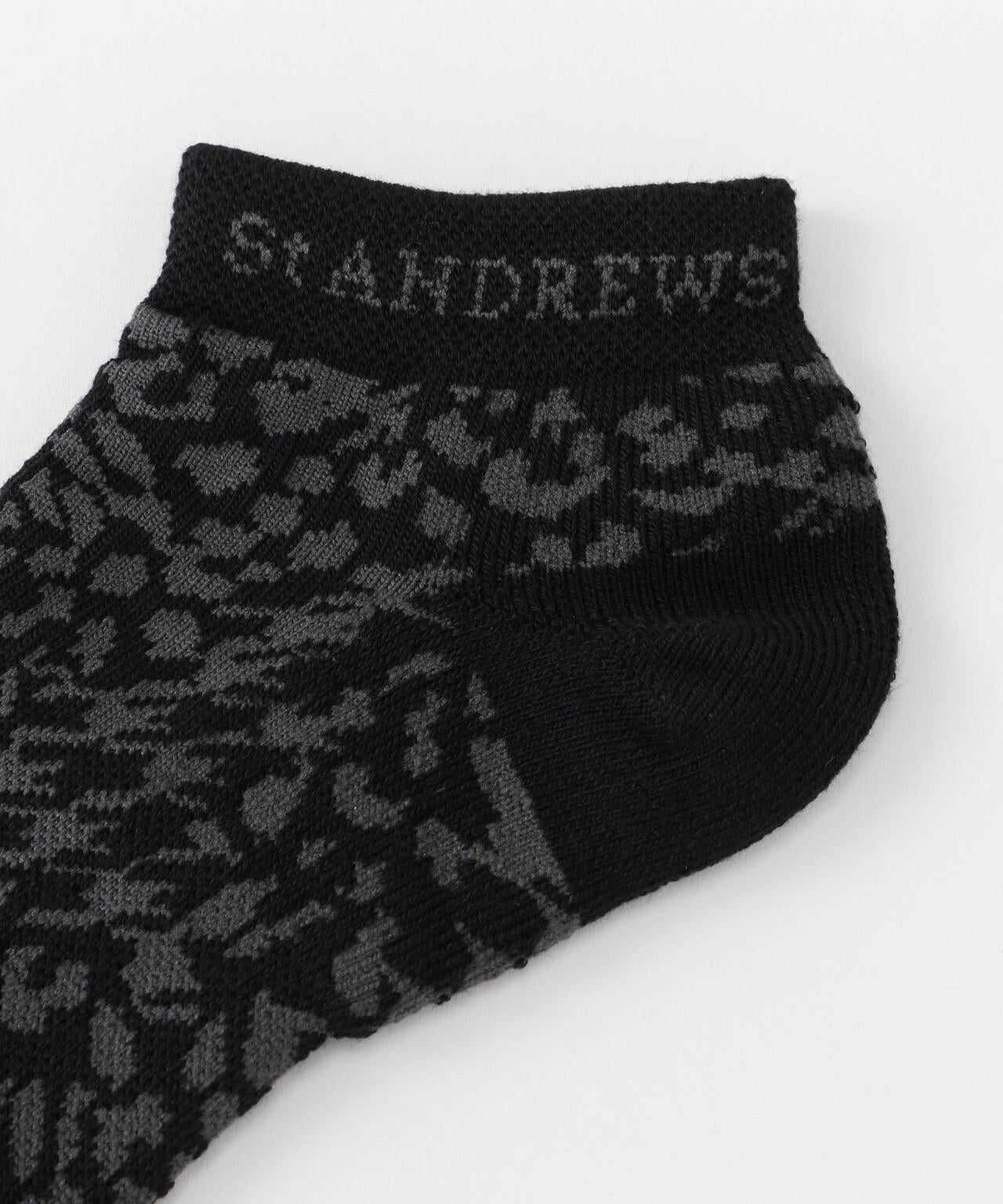 千鳥レオパードアンクルソックス (WOMENS)
