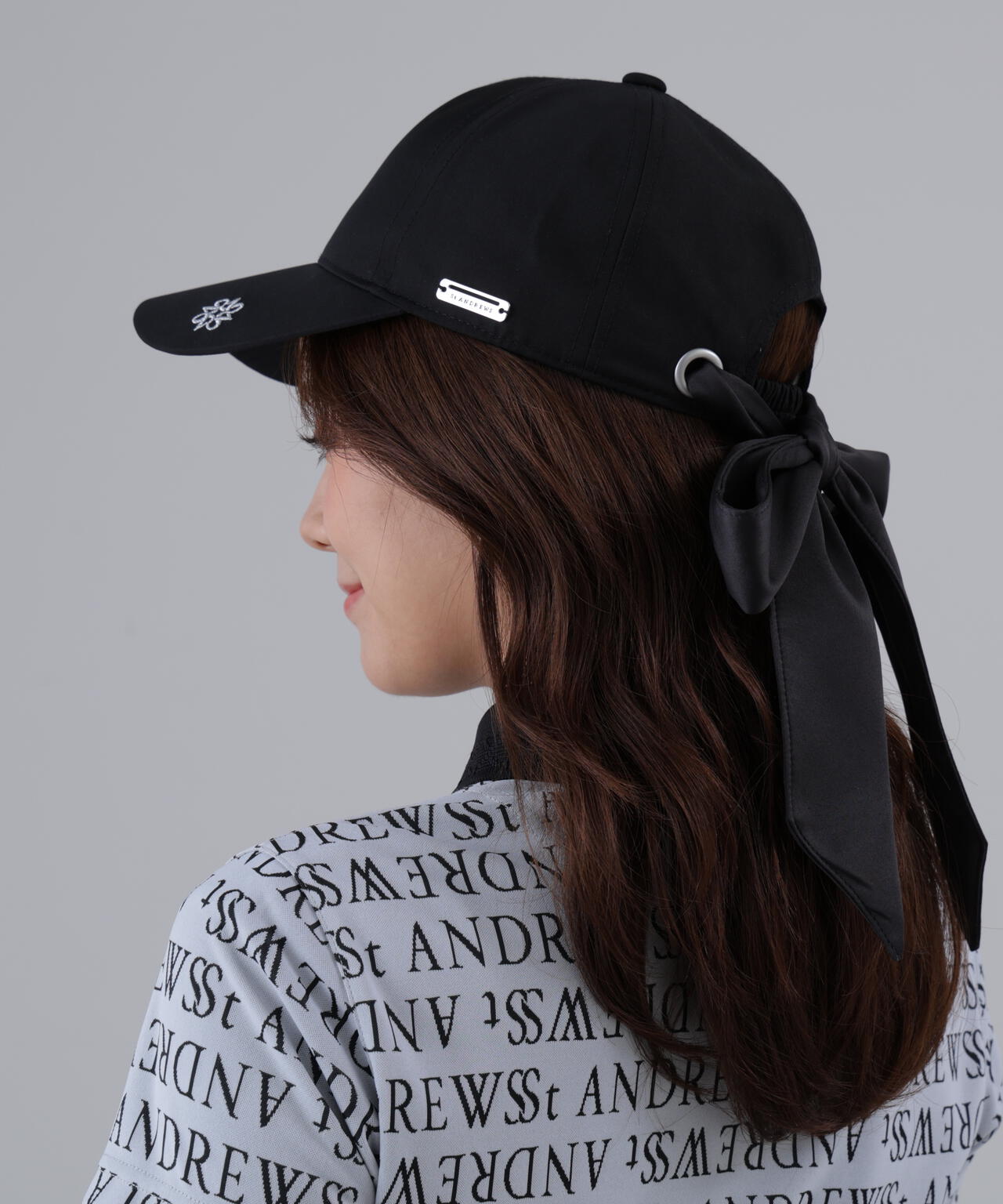 ポリエステルタフタリボンキャップ (WOMENS)