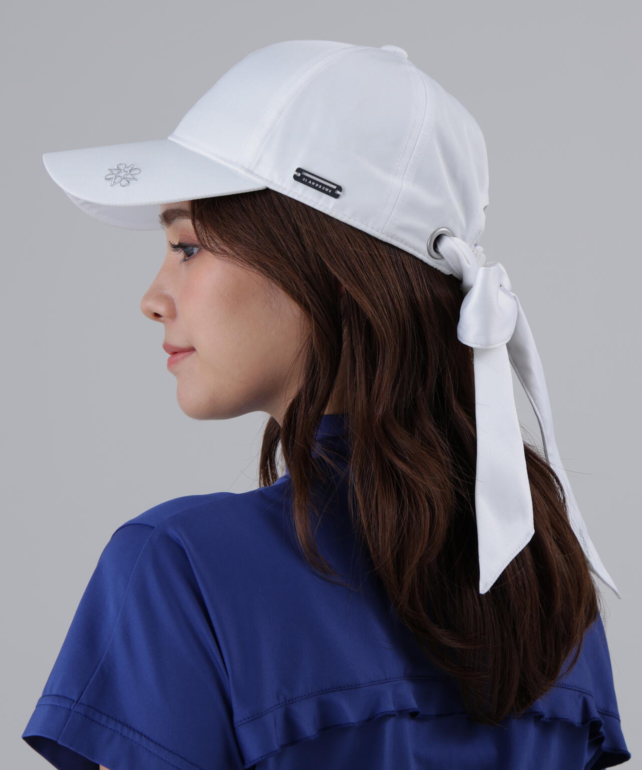 ポリエステルタフタリボンキャップ (WOMENS)