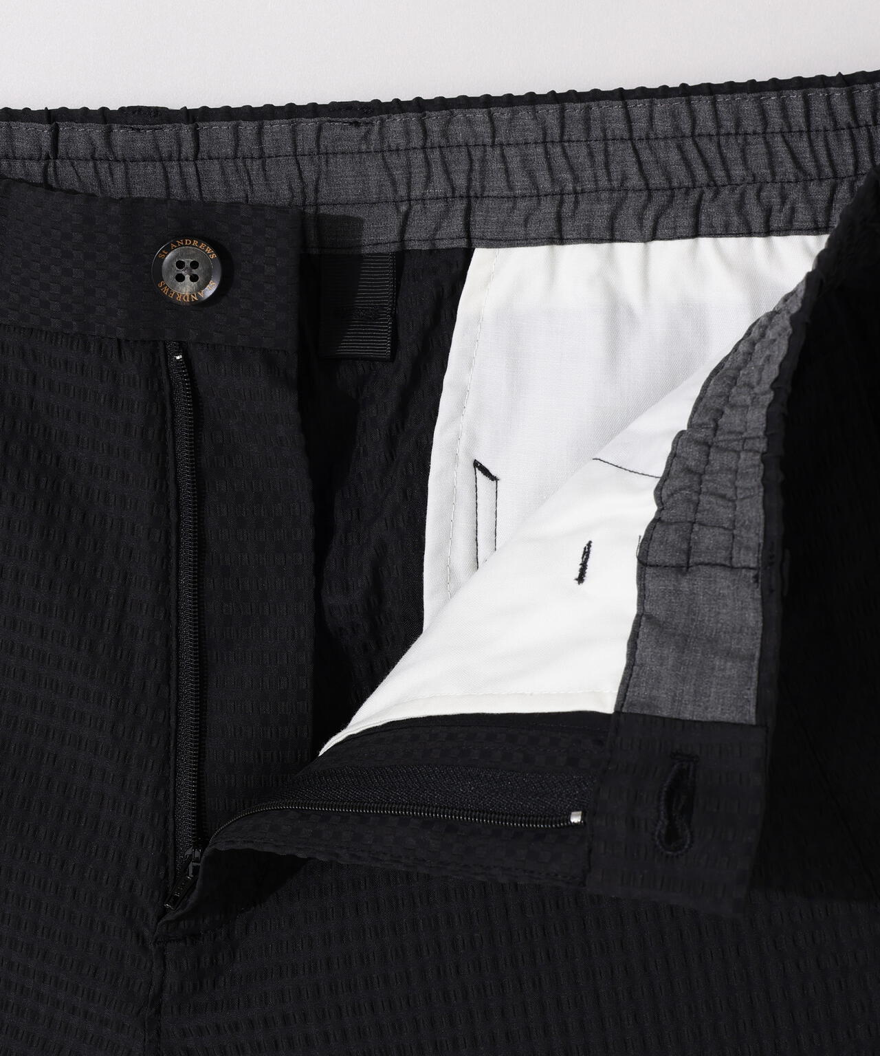 【ストレッチ】格子ジャガードパンツ (MENS)