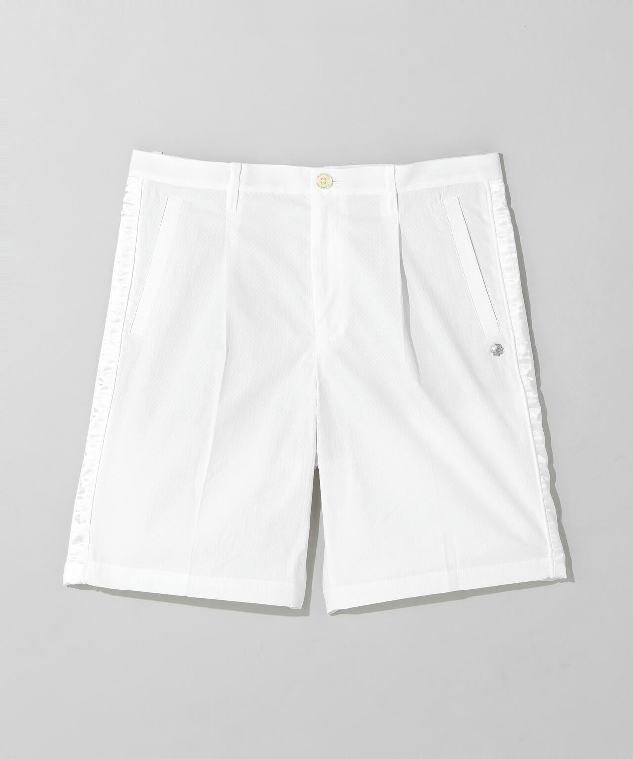 【ストレッチ】ストレッチジャガードショートパンツ (MENS)
