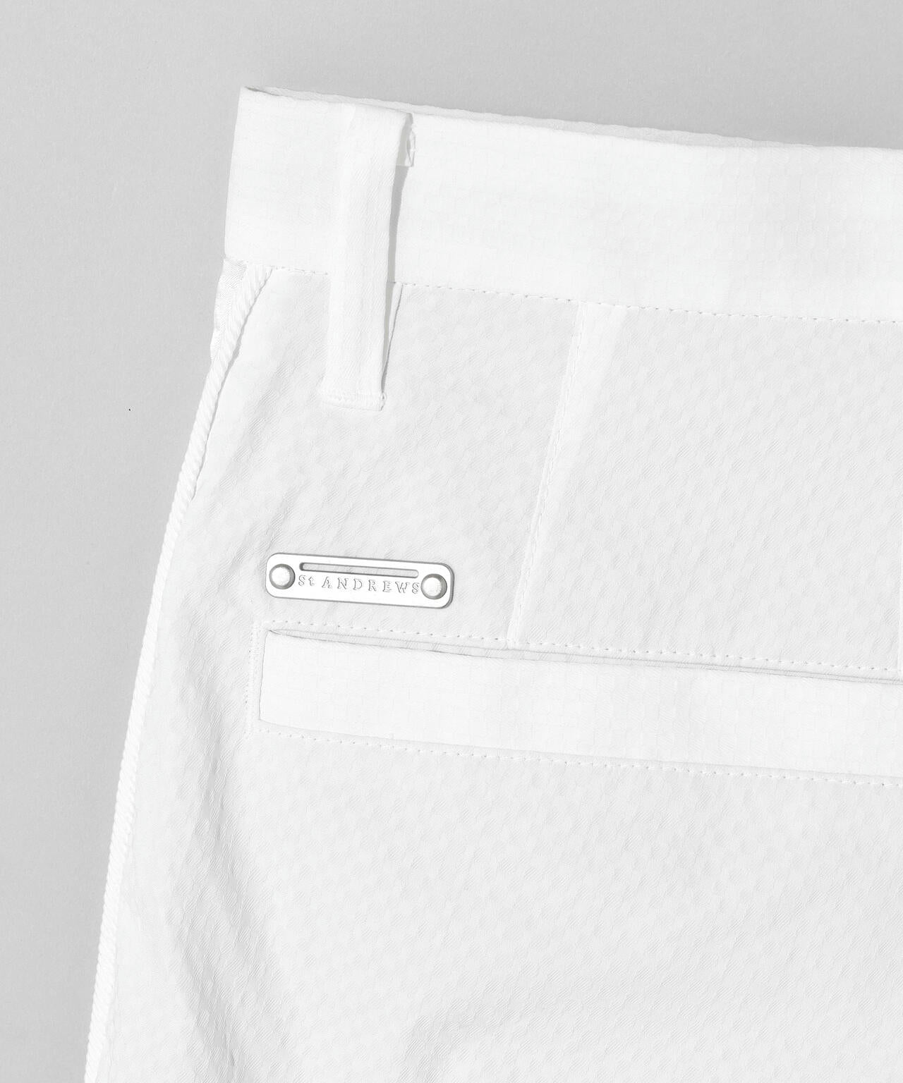 【ストレッチ】ストレッチジャガードショートパンツ (MENS)