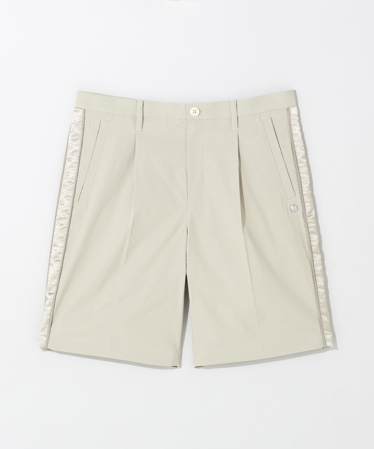 【ストレッチ】ストレッチジャガードショートパンツ (MENS)
