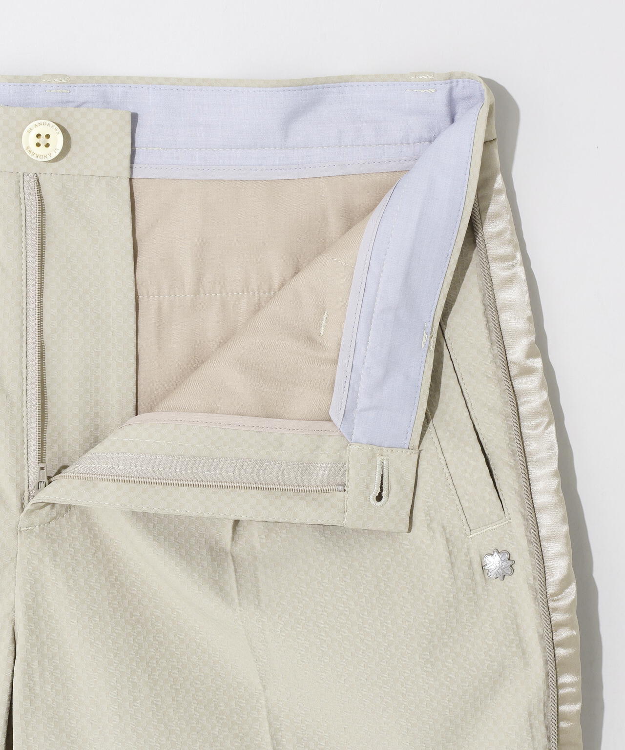 【ストレッチ】ストレッチジャガードショートパンツ (MENS)